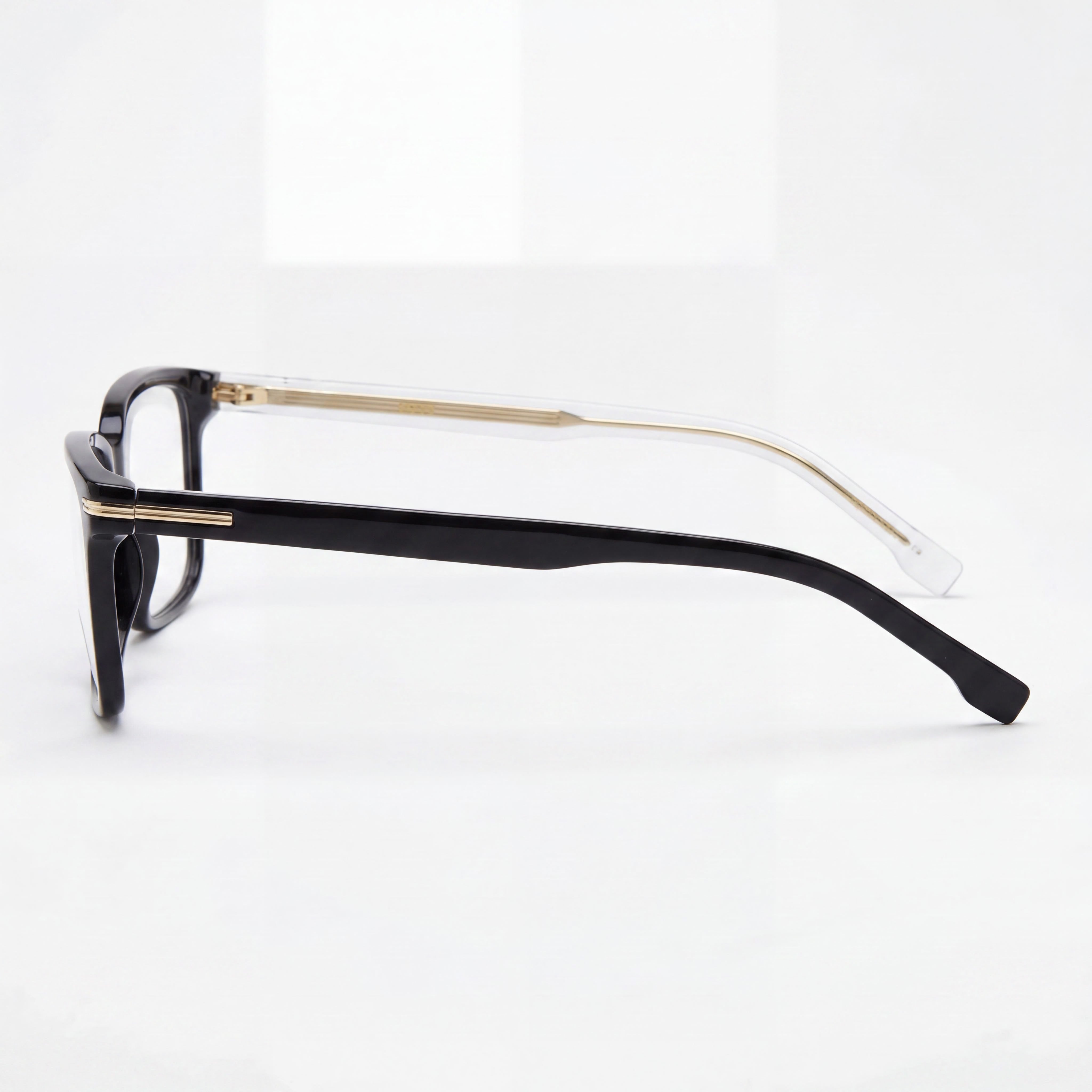 Hugo Boss Boss 1511 Casual Unisex Acetate Black Frame Non-polarised Sunglasses Eyewear 55mm, Photo 2