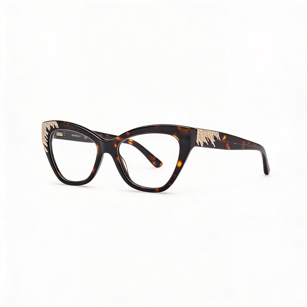 GUESS by Marciano Gm50037 Women's Dark Havana Plastic Eyeglasses Frames, Size 53-17-140