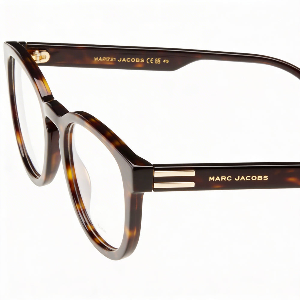 Gafas de sol Marc Jacobs Modern Unisex Havana con montura de acetato y lentes de policarbonato no polarizadas de 51 mm