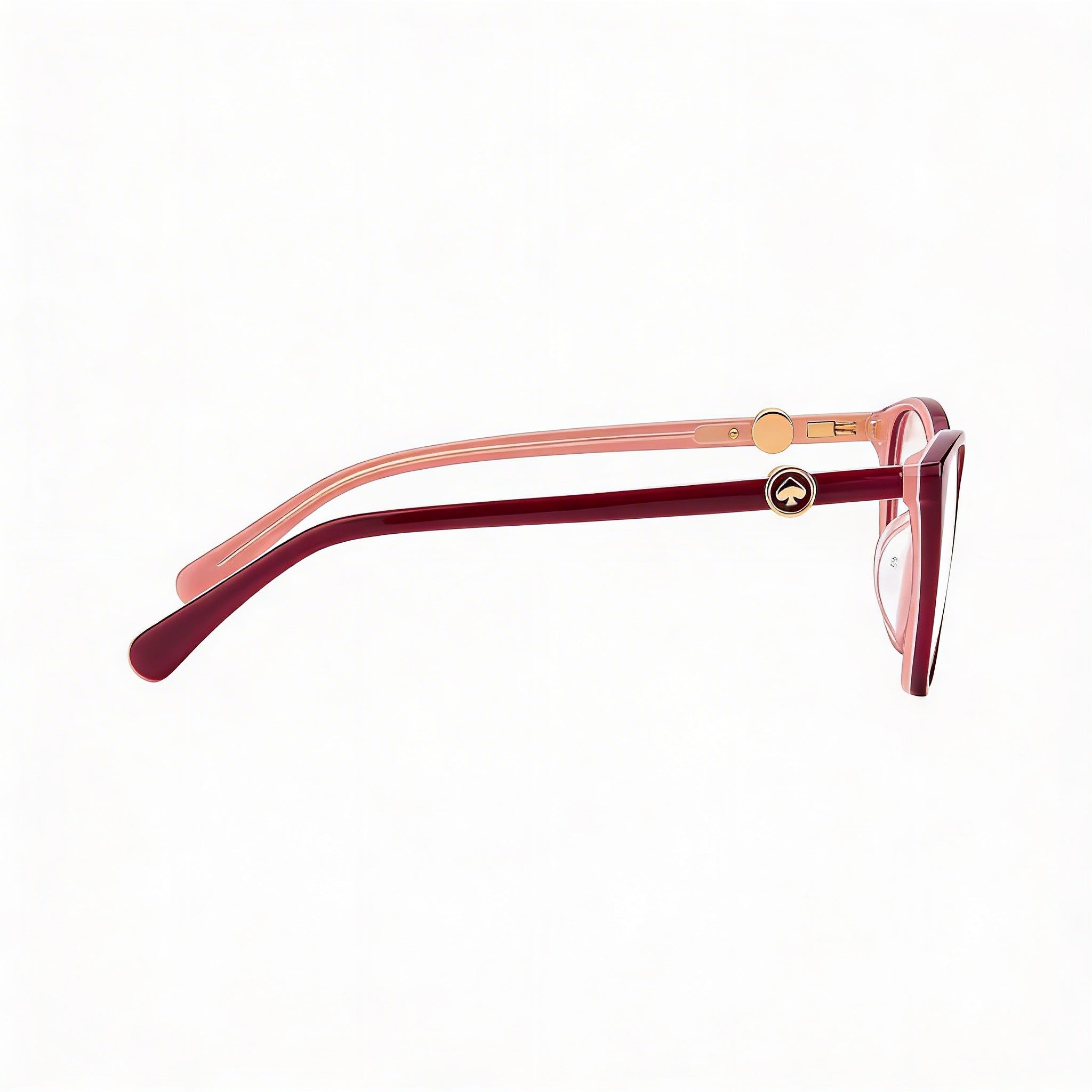 kate spade new york Modern Women's Burgundy Pink Plastic Frame Violet Polarized Lenses 52mm, Photo 3