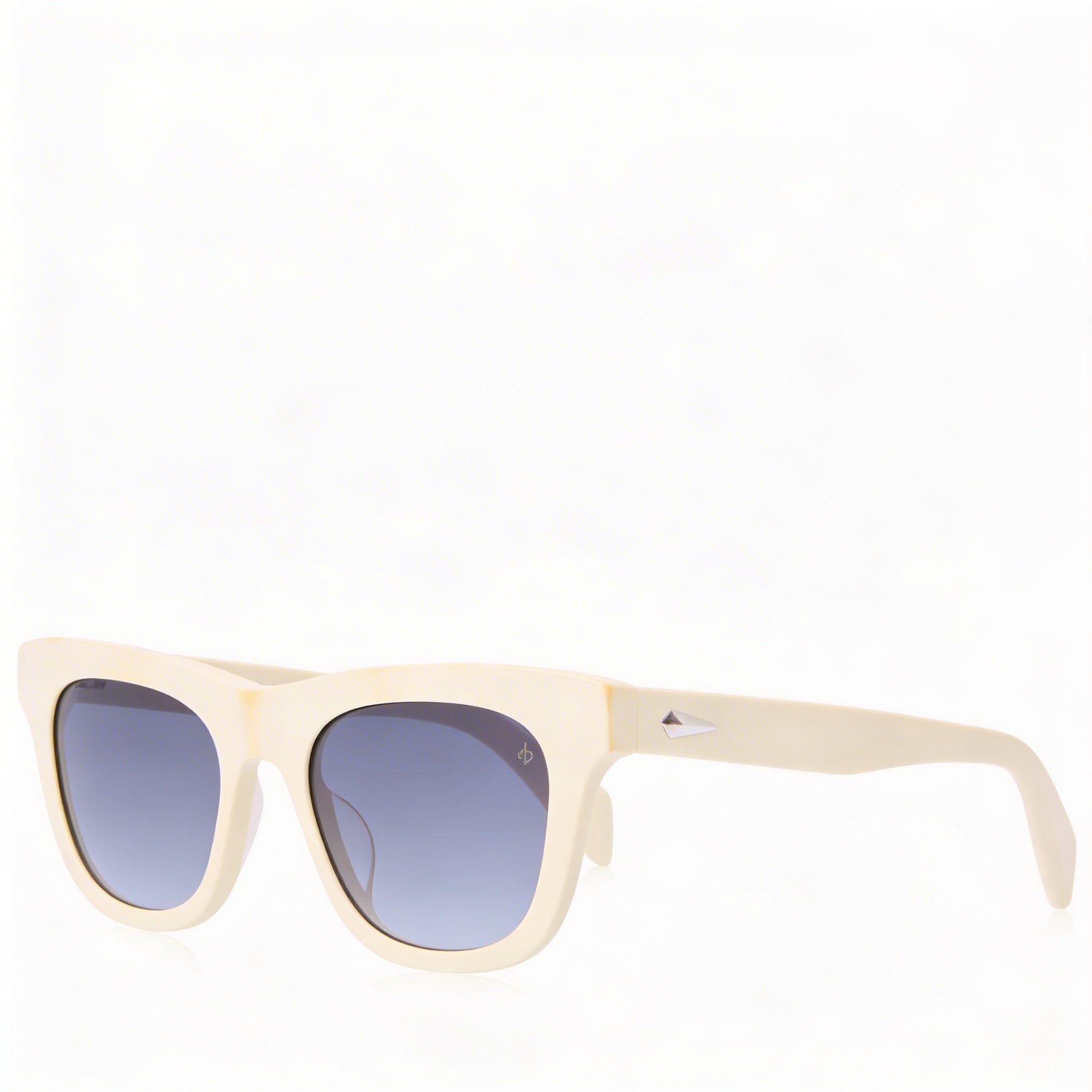 Rag & Bone Casual Unisex Sunglasses with Ecological Oil Frame, White, Dark Grey Shaded Non-Polarized Lenses, 52mm, Photo 3
