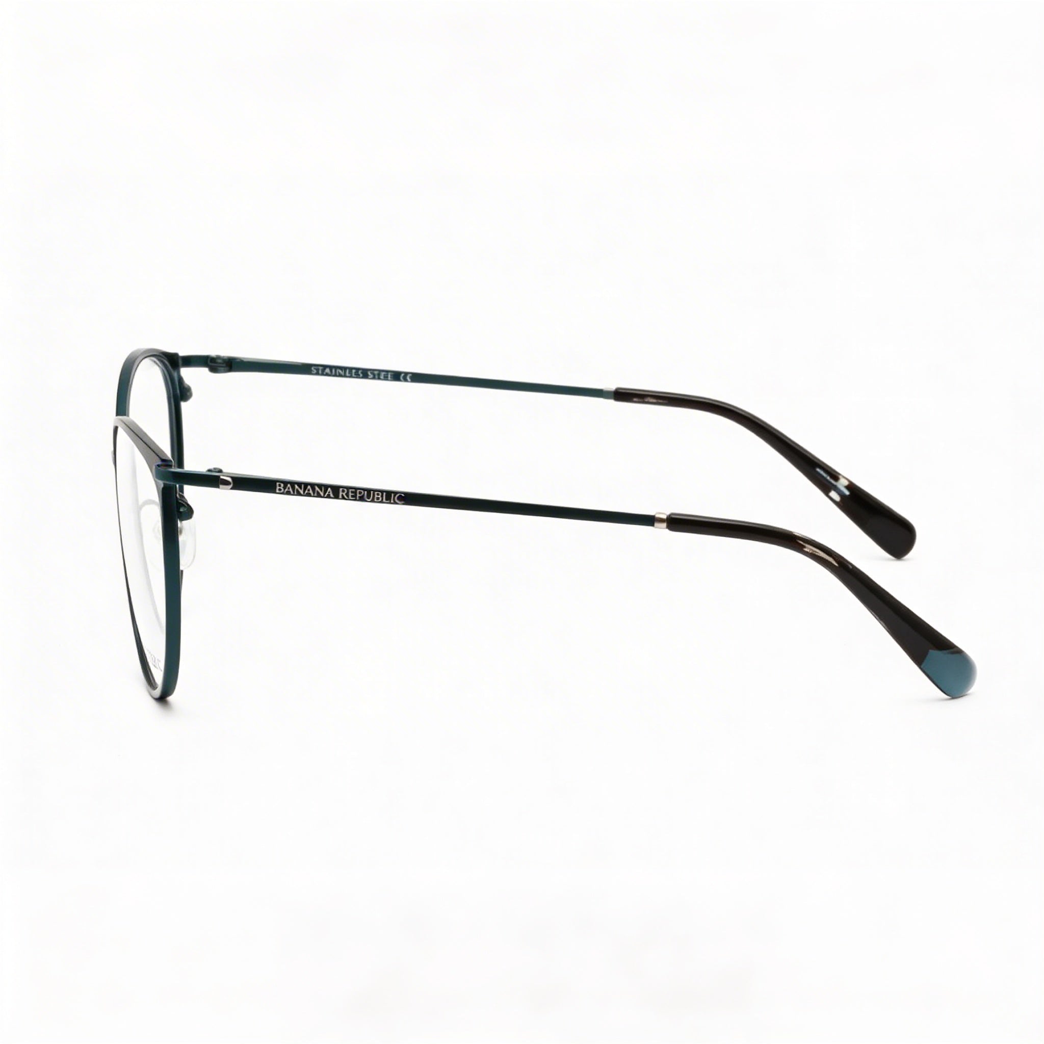 Gafas Banana Republic Ginnifer para hombre con montura metálica transparente y lentes de policarbonato de 51 mm, Photo 3