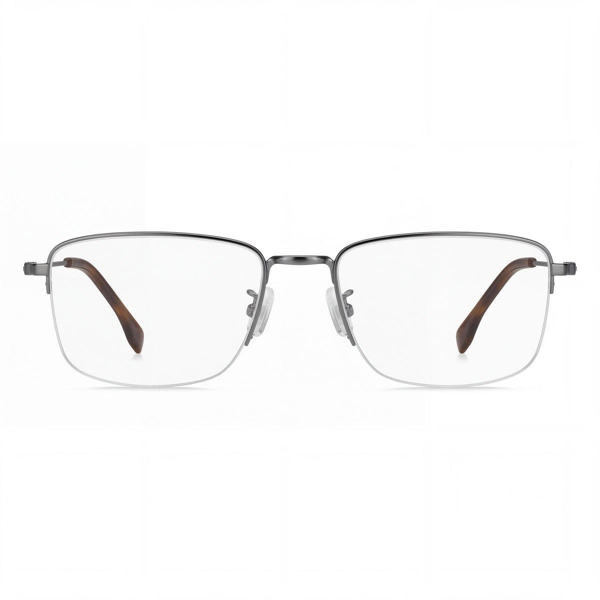 Gafas BOSS Audio Systems clásicas unisex con montura de titanio en negro mate y lentes de policarbonato no polarizadas de 55 mm de ancho, Photo 2