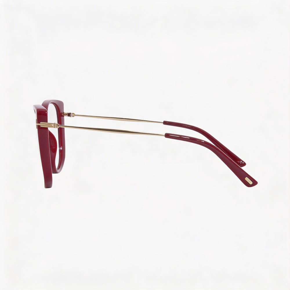 Gafas de sol Tom Ford FT5816-B para mujer, de plástico, con montura de ojo de gato y bloqueo de luz azul, color fucsia brillante, oro rosa, 53 mm