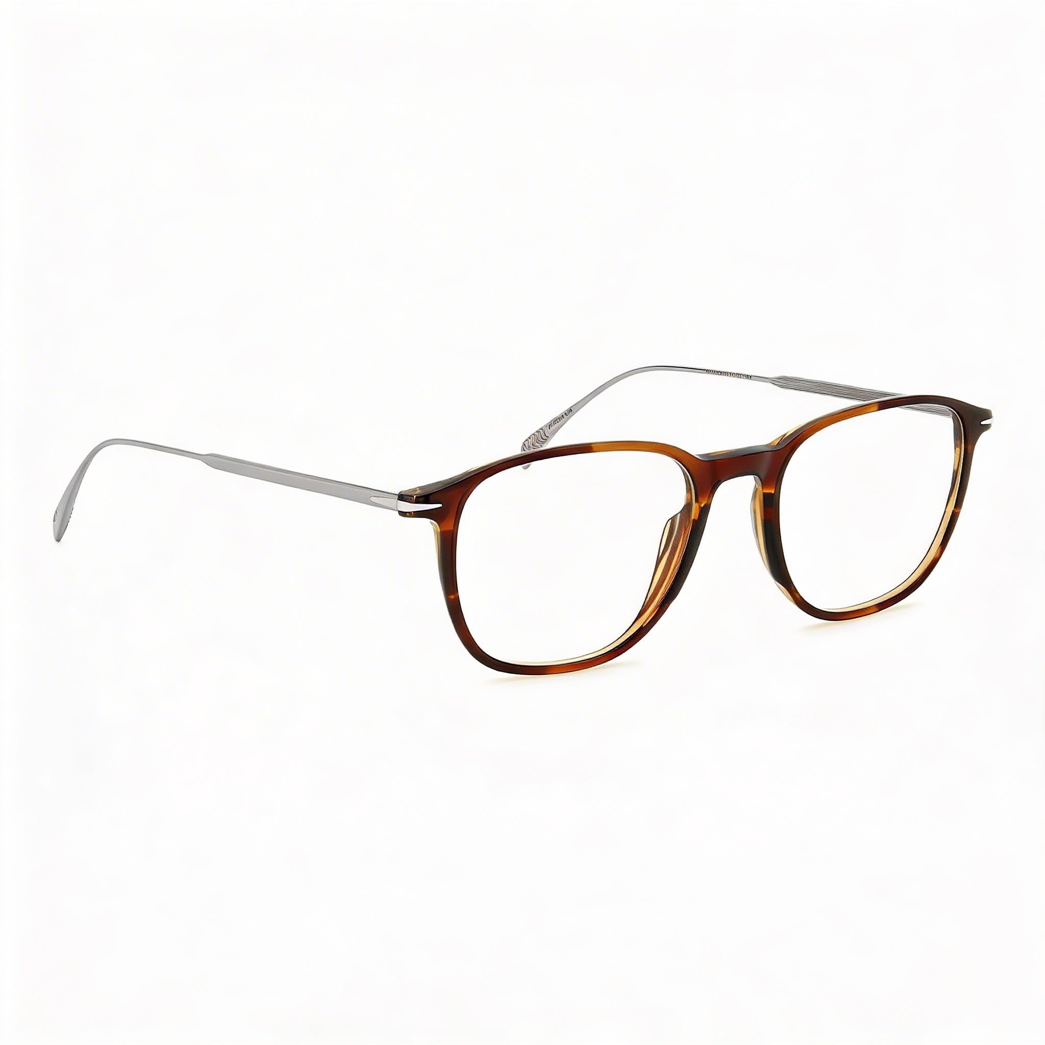 Gafas David Beckham DB 1148 para hombre, informales, de acetato ligero, color cuerno de ciervo/rutenio, con lentes de demostración, 51-19-150, Photo 3