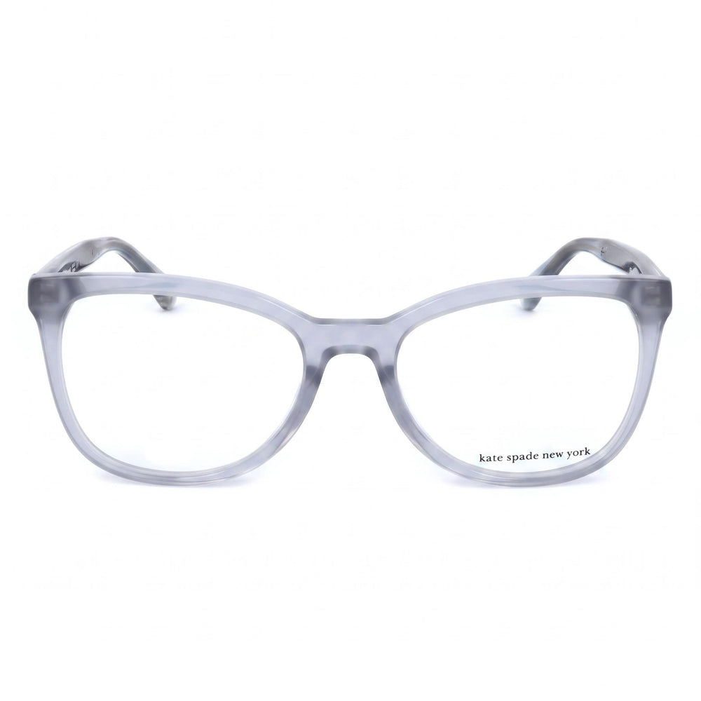 kate spade new york Sariyah Women's Blue Acetate Eyeglasses, Clear Demo Lenses, Prescription Ready 52mm