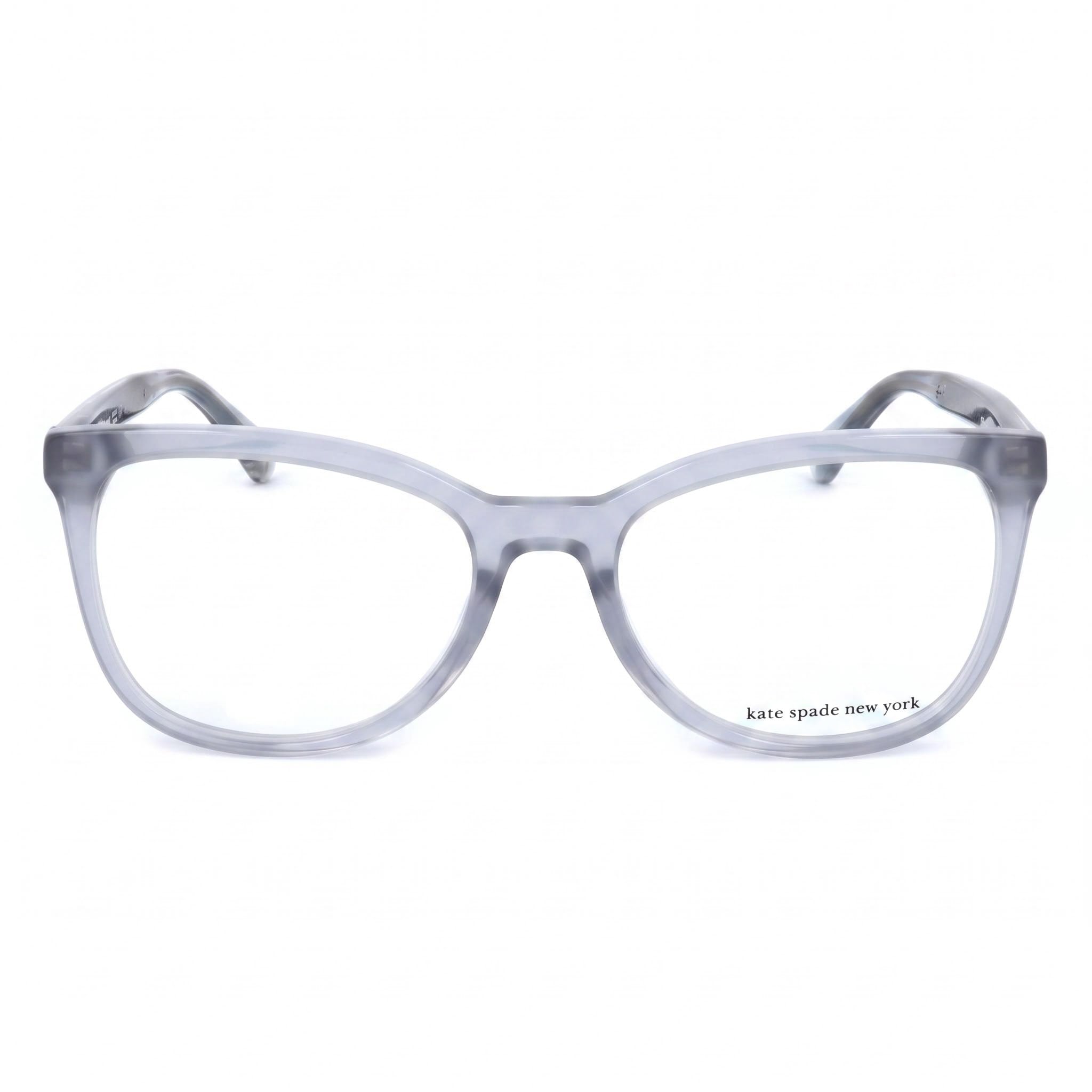 kate spade new york Sariyah Women's Blue Acetate Eyeglasses, Clear Demo Lenses, Prescription Ready 52mm, Photo 2