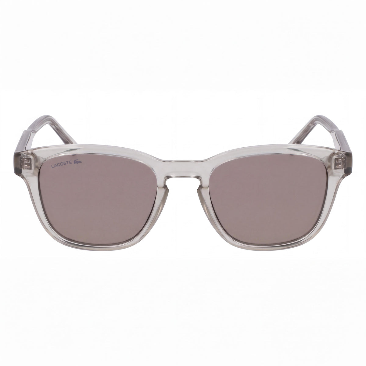 Gafas de sol unisex Lacoste L6026s con montura inyectada y lentes grises sólidas no polarizadas con protección UV 400, gris claro 51 mm, Photo 2
