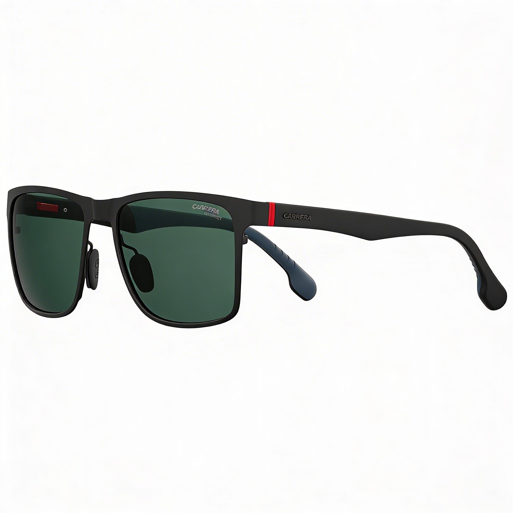 Carrera 8026/S Unisex Matte Black Green Alloy Steel UV Protective Gradient Polycarbonate Sunglasses 57mm, Photo 3