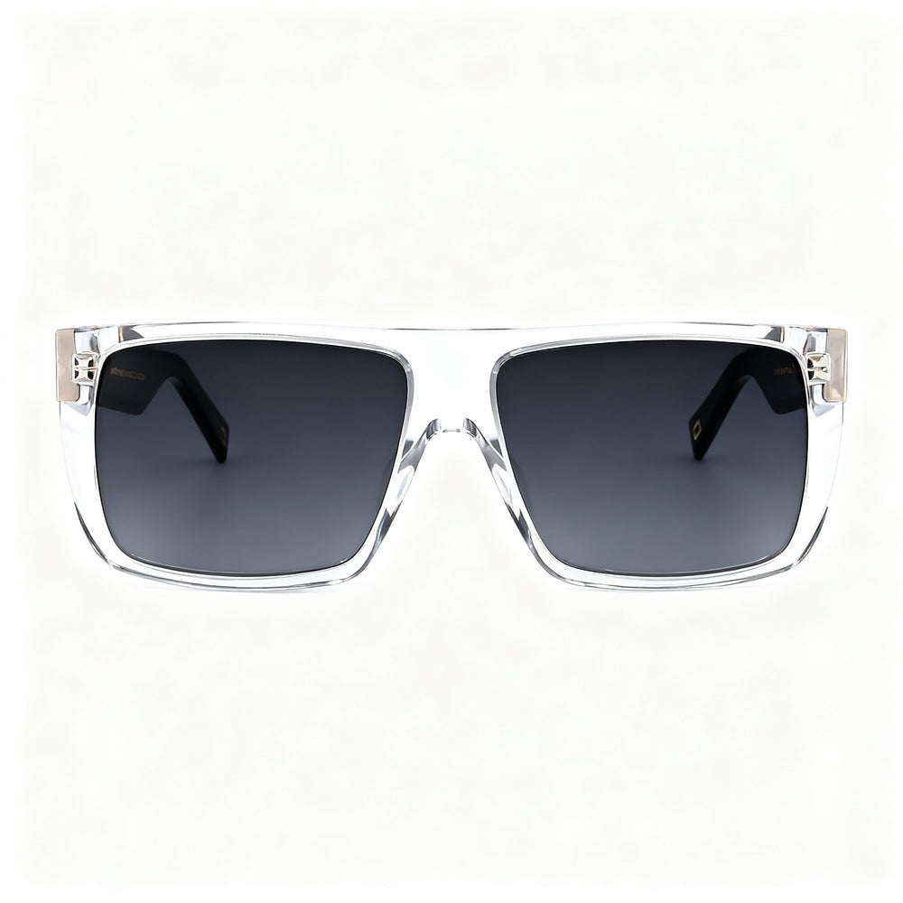 Gafas de sol Marc Jacobs Marc Icon 096/S para mujer, montura negra/gris transparente, lentes negras cristal no polarizadas de 57 mm