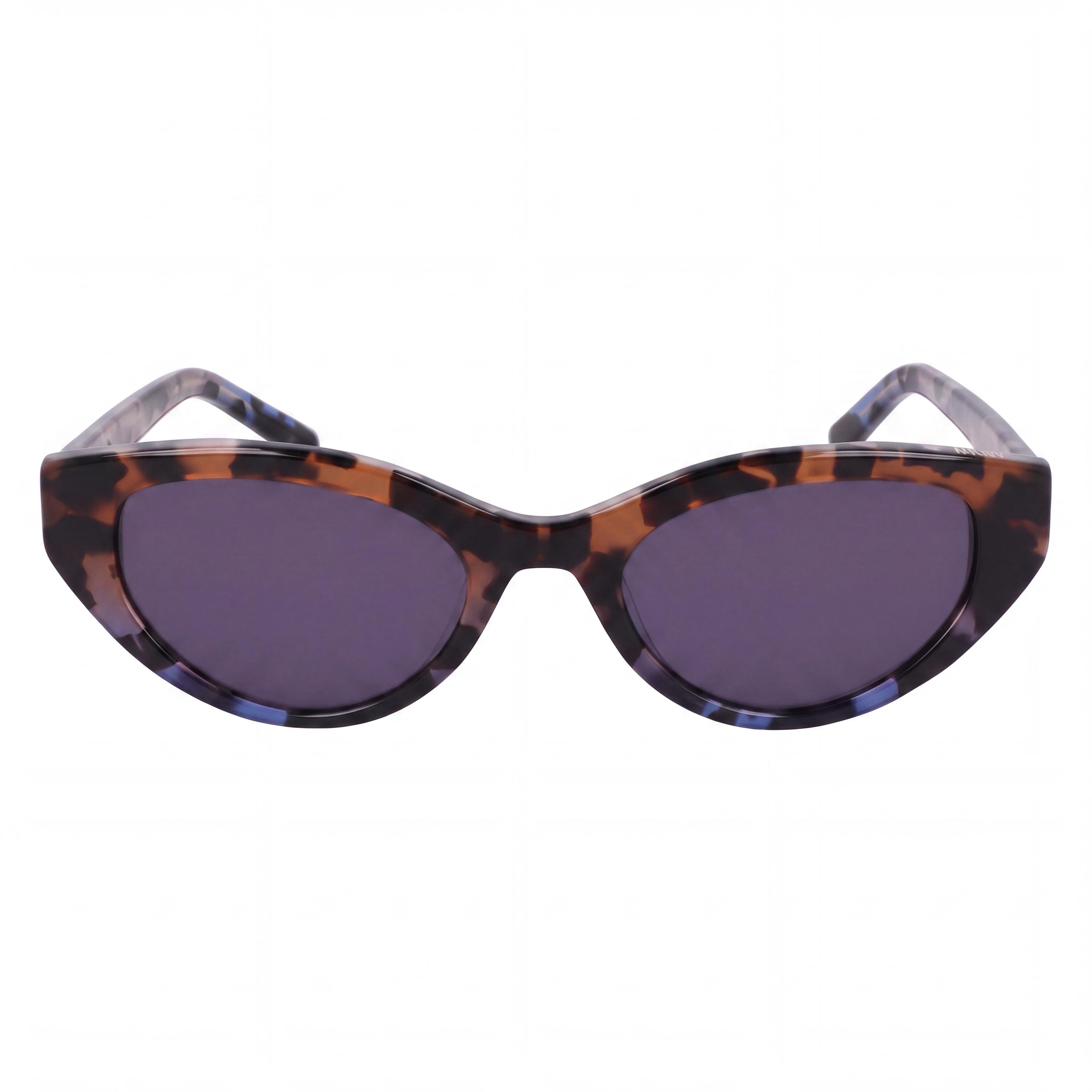 DKNY Classic Women's Stainless Steel UV Non-Polarized Eyewear, Mocha/Blue Tort Gradient, 51mm, Photo 2