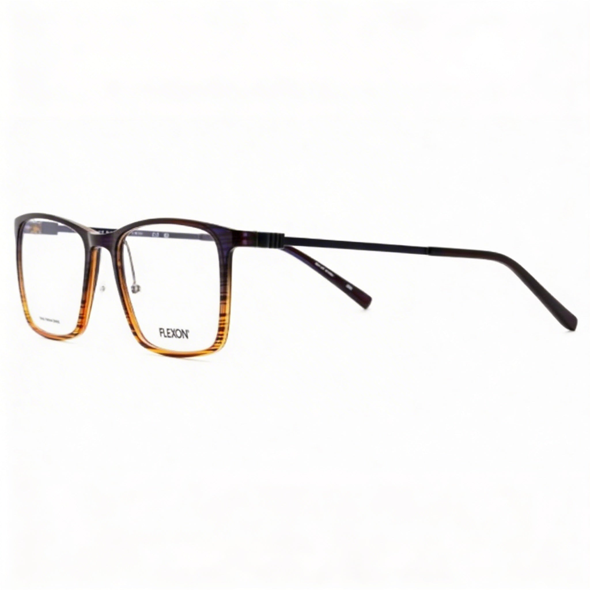 Gafas de sol Flexon Ep8011 para mujer, montura de acetato de celulosa de primera calidad, azul marino, ámbar, 53 mm, Photo 2