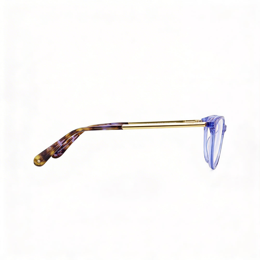 Gafas de sol polarizadas de policarbonato con montura de plástico azul para mujer de Kate Spade New York Kimberlee de 52 mm