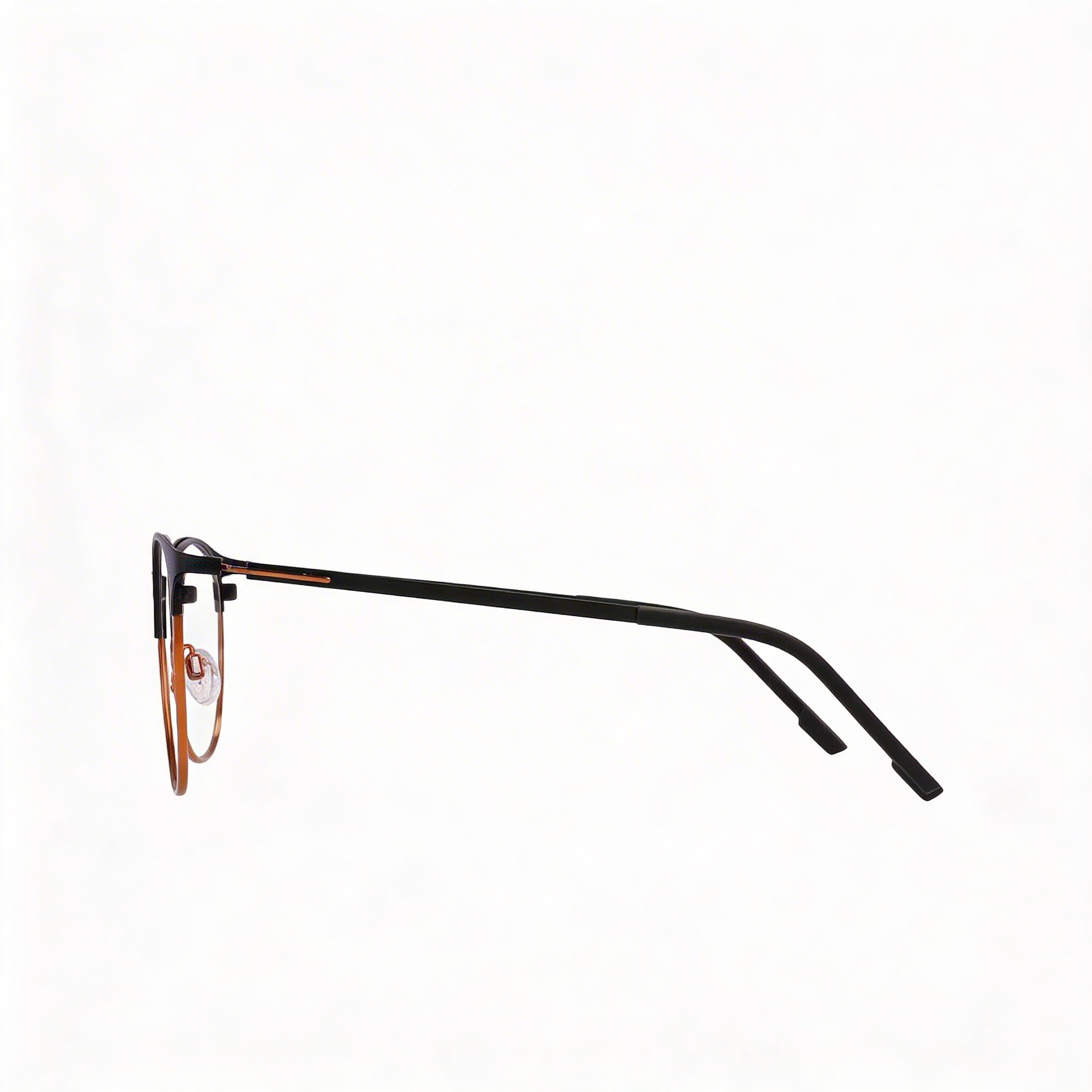 Gafas Flexon Casual Unisex de Titanio con Lentes Transparentes de Demostración, Aptas para Receta, Negro Mate 30-130-80, Photo 2