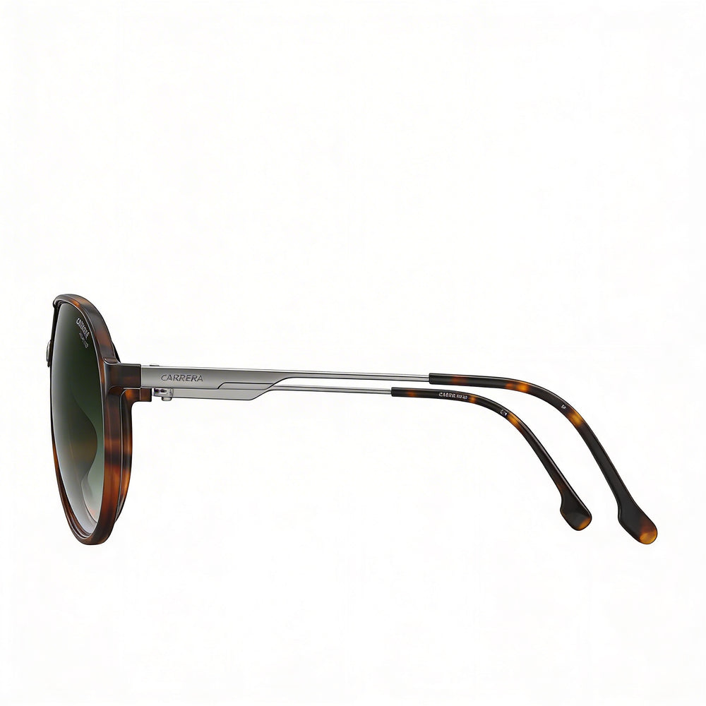 Carrera 1034/S Unisex Dark Havana Metal Frame Green Shaded Non-Polarized UV Protection Polycarbonate Lens 63mm Sunglasses