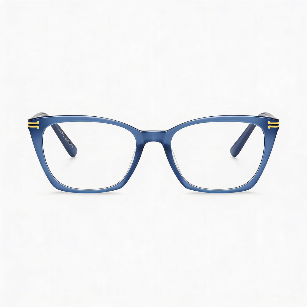 Gafas de sol Marc Jacobs Mj 1096 para mujer con montura de plástico azul, lentes de policarbonato y 54 mm de ancho de lente