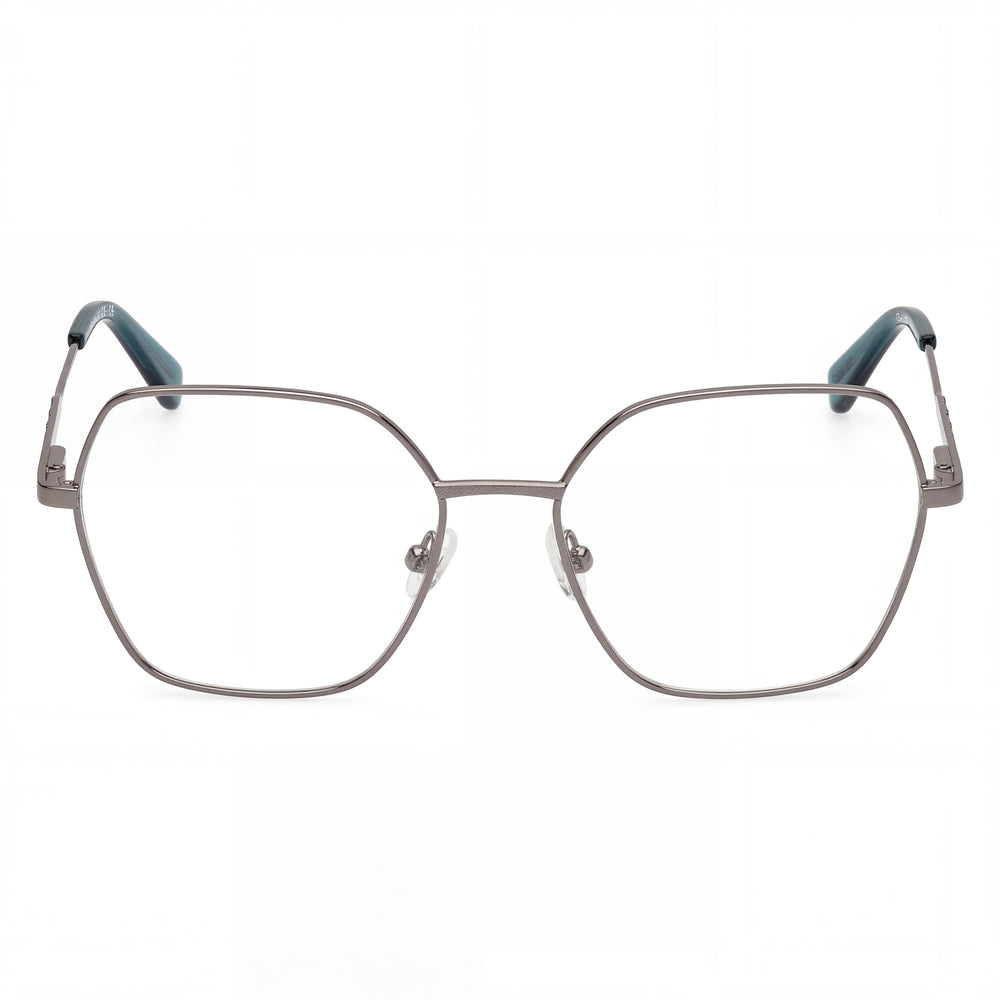 GANT Ga4154 Unisex Polarized Sunglasses with Multicoloured Metal Frame and Clear Lenses 55mm