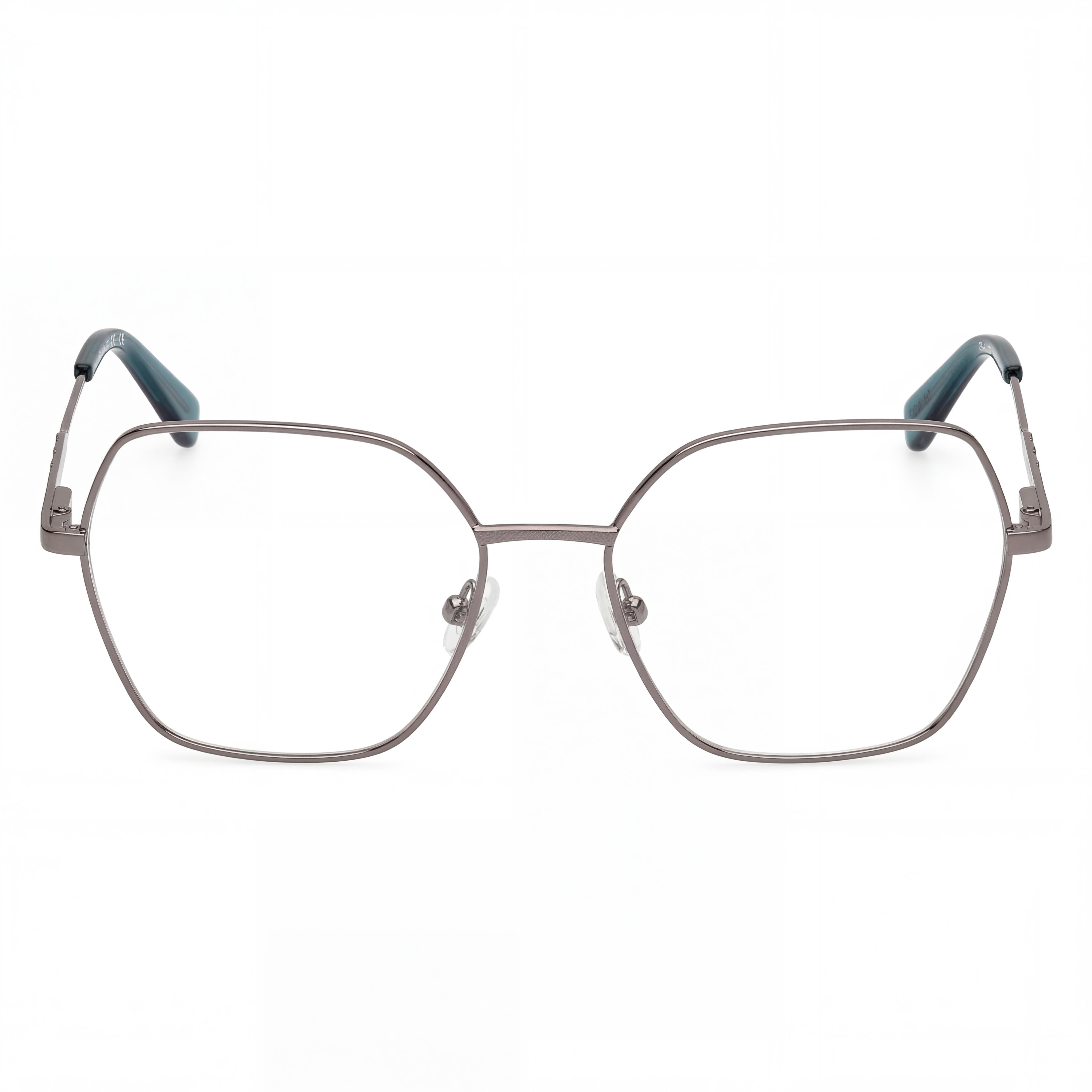 GANT Ga4154 Unisex Polarized Sunglasses with Multicoloured Metal Frame and Clear Lenses 55mm, Photo 2