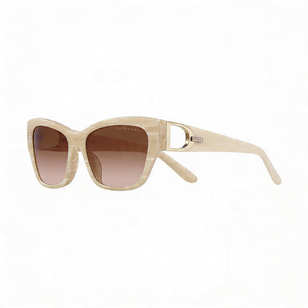Ralph Lauren Classic Women's Multi-Coloured Frame Brown Shaded Lens UV Protection Non-Polarized Sunglasses