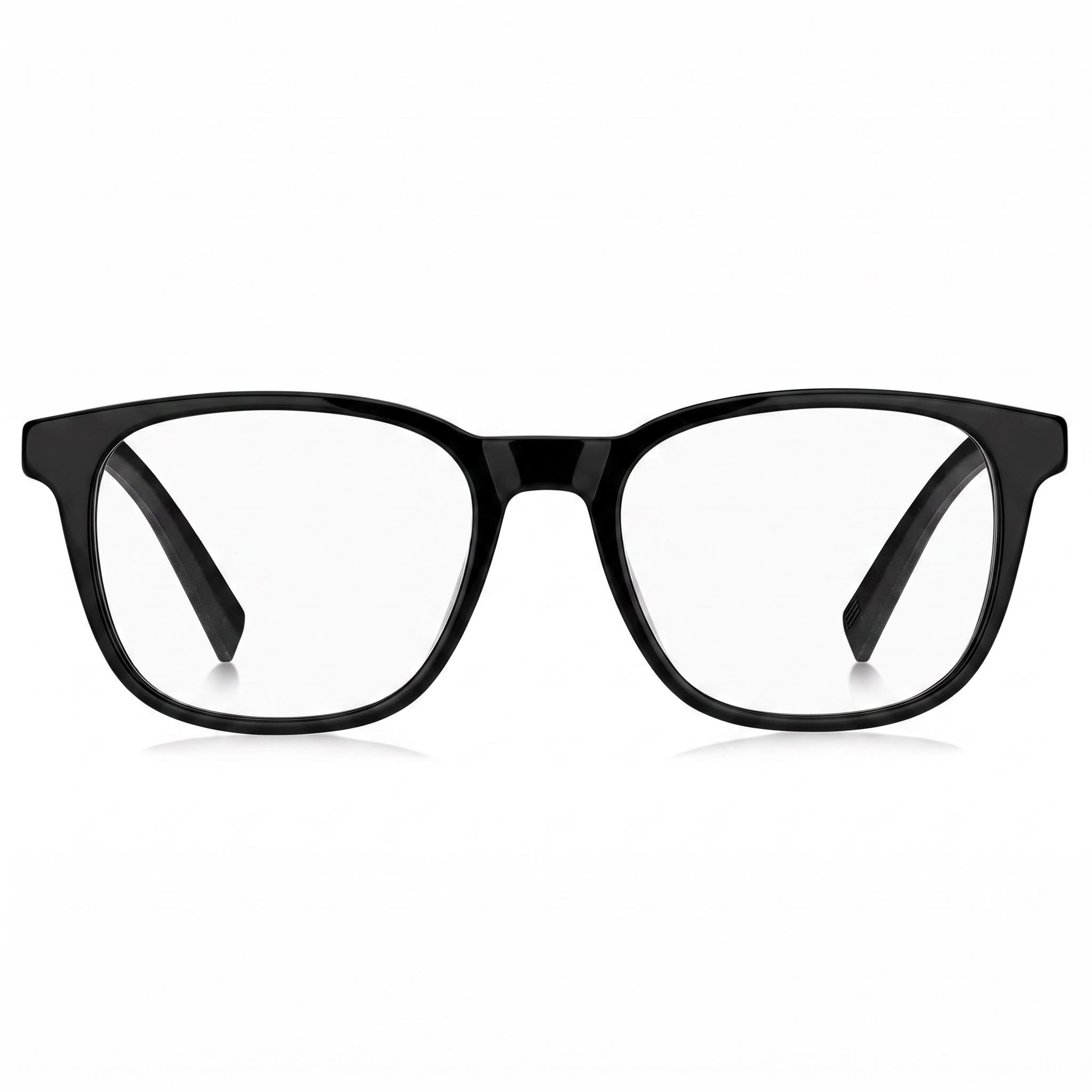Tommy Hilfiger Gafas Modernas para Mujer, Montura de Acetato Negro, Lentes de Policarbonato Negro, Ancho de Lente 51mm, Puente 18mm, Patilla 140mm, Photo 2