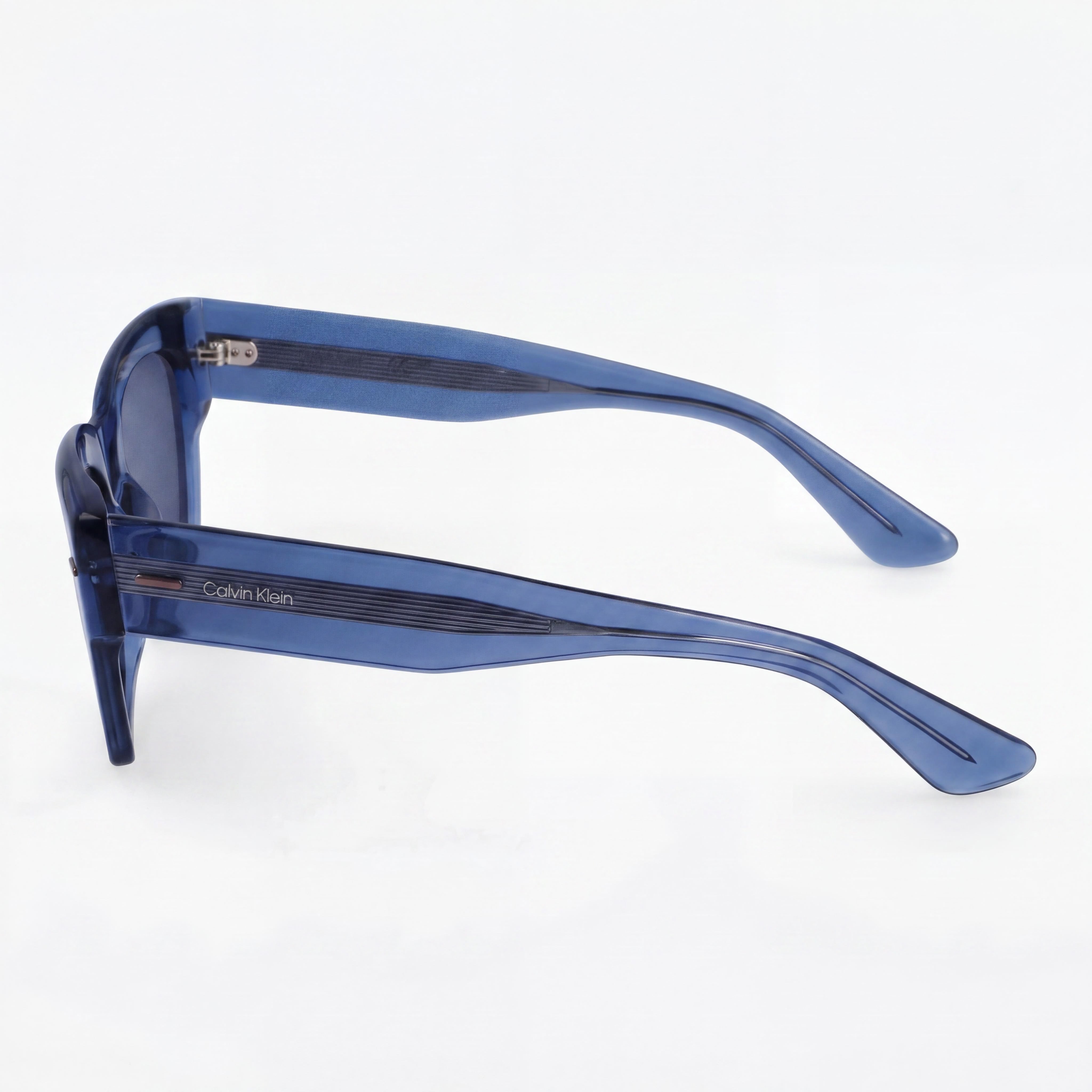 Calvin Klein Ck23509s Unisex, Montura de Plástico Azul con Lentes de Policarbonato Azul Sólido, Protección UV, 51mm, Photo 3