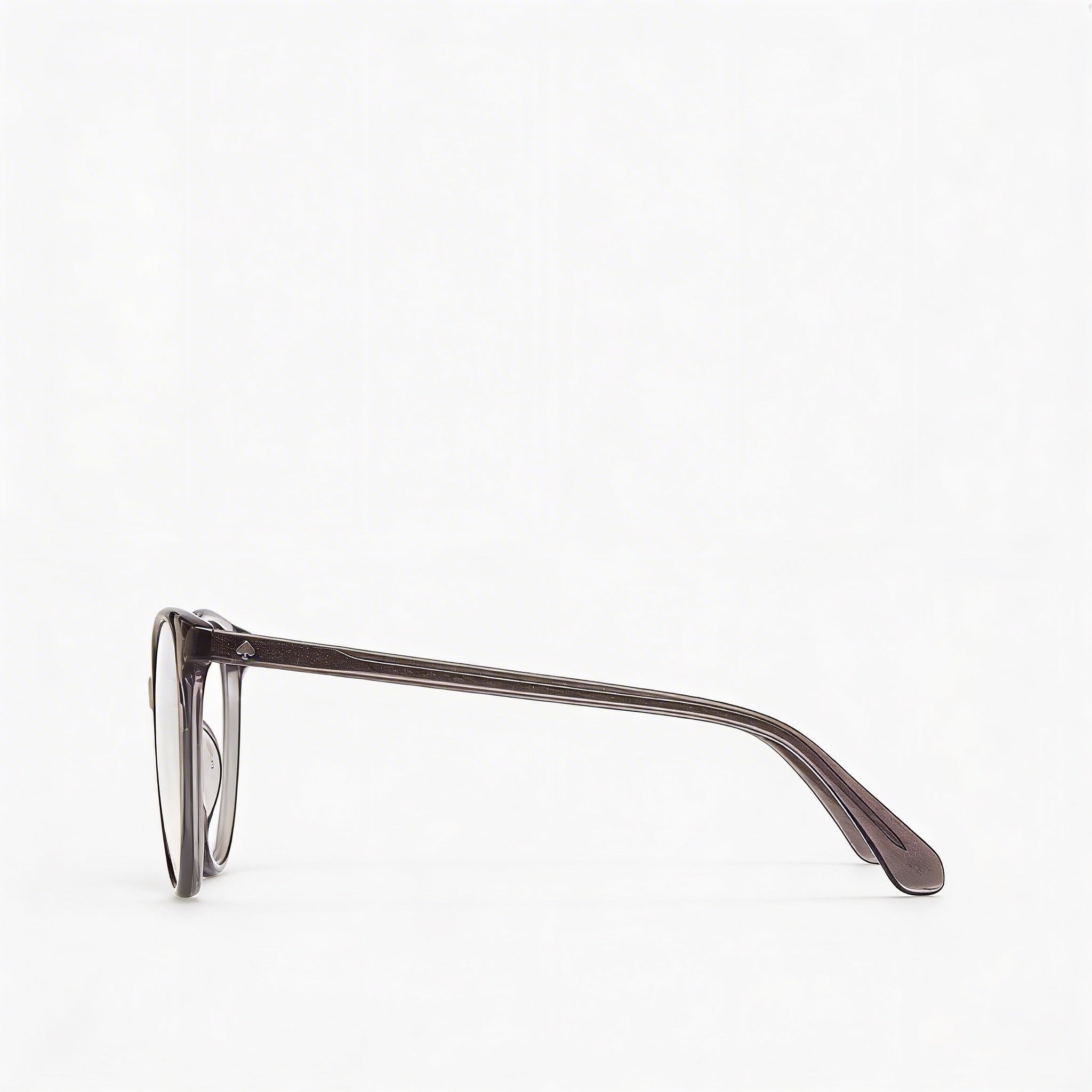 Kate Spade New York Modern Women's Transparent Grey Acetate Square Full Rim Eyeglass Frames 51mm, Photo 3