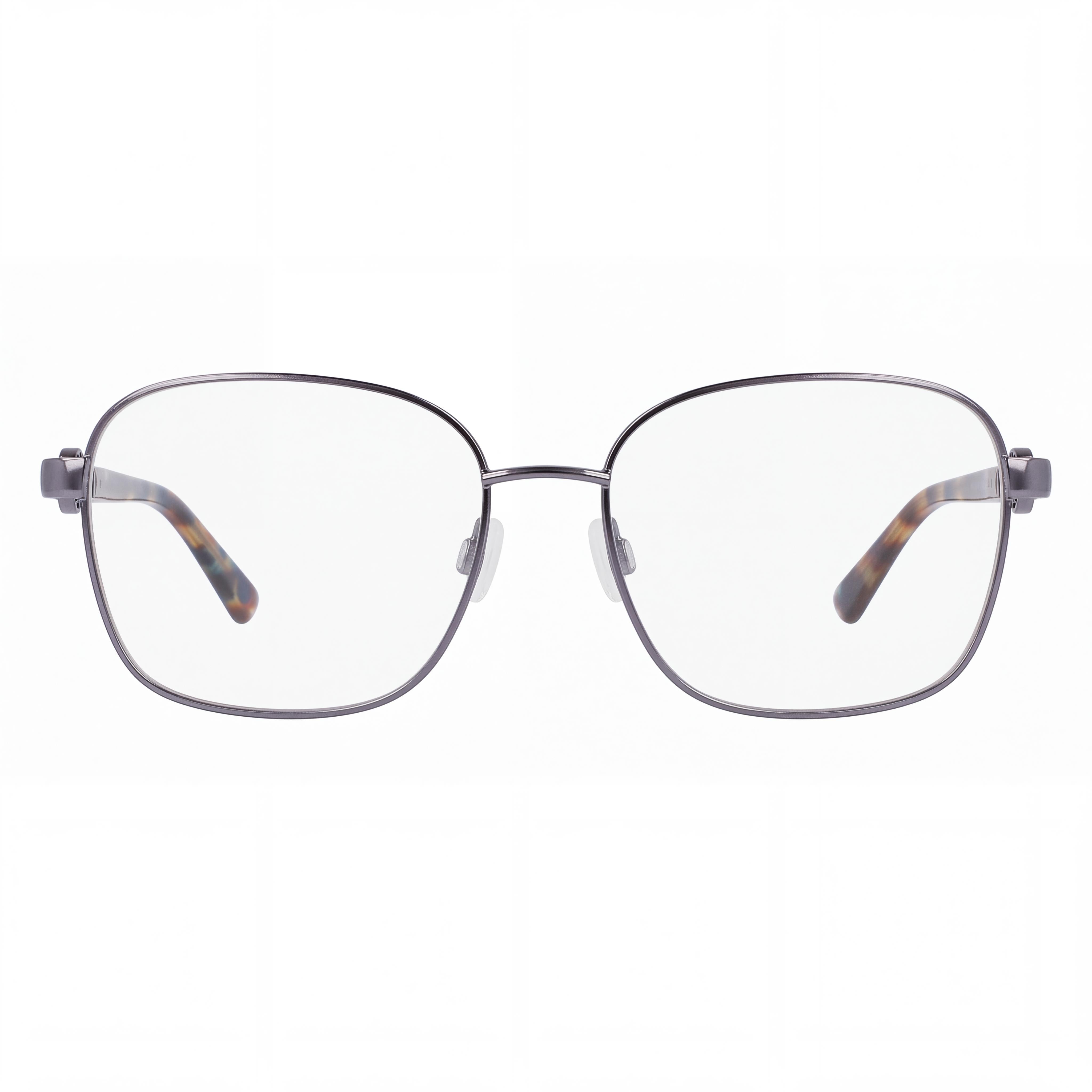 Gafas para hombre Anne Klein Ak5103 con montura de metal color pizarra, lentes transparentes de policarbonato, 52 mm, Photo 2