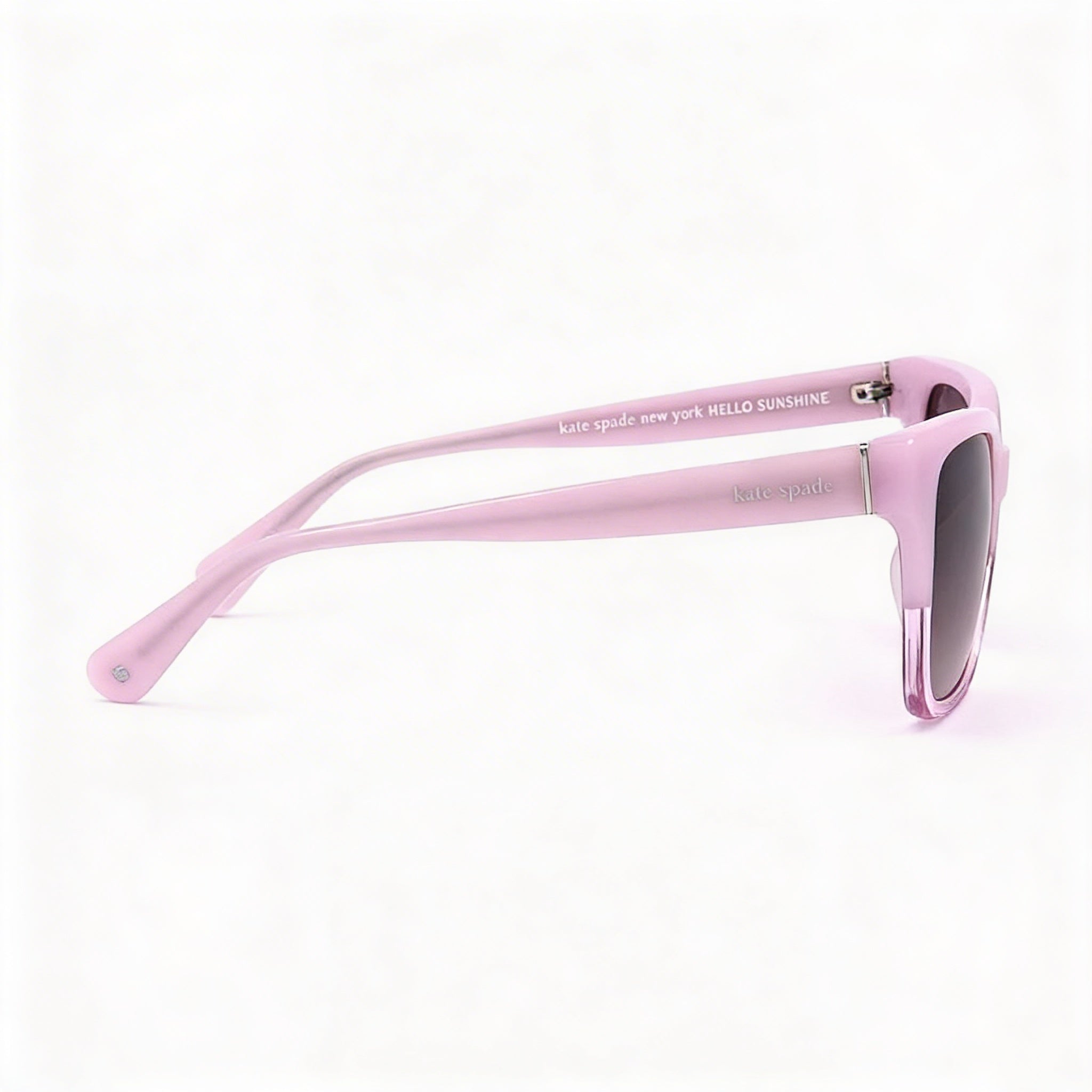 Kate Spade New York HARLOW/G/S Women's Casual Violet Brown Acetate Brown Gradient Square UV Protected 55mm Sunglasses, Photo 3