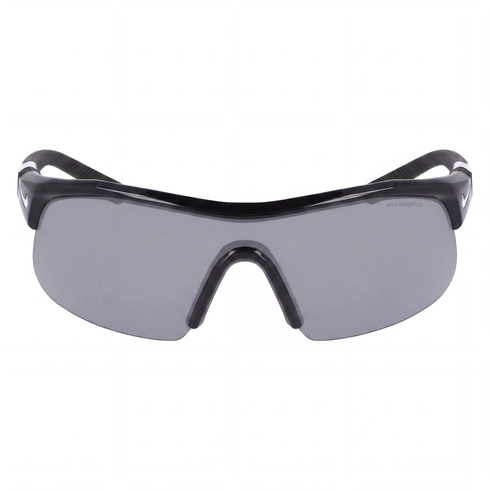 Nike Show X1 N Iu4881x Gafas de sol unisex negras plateadas de plástico con destello UV 400 de 58 mm