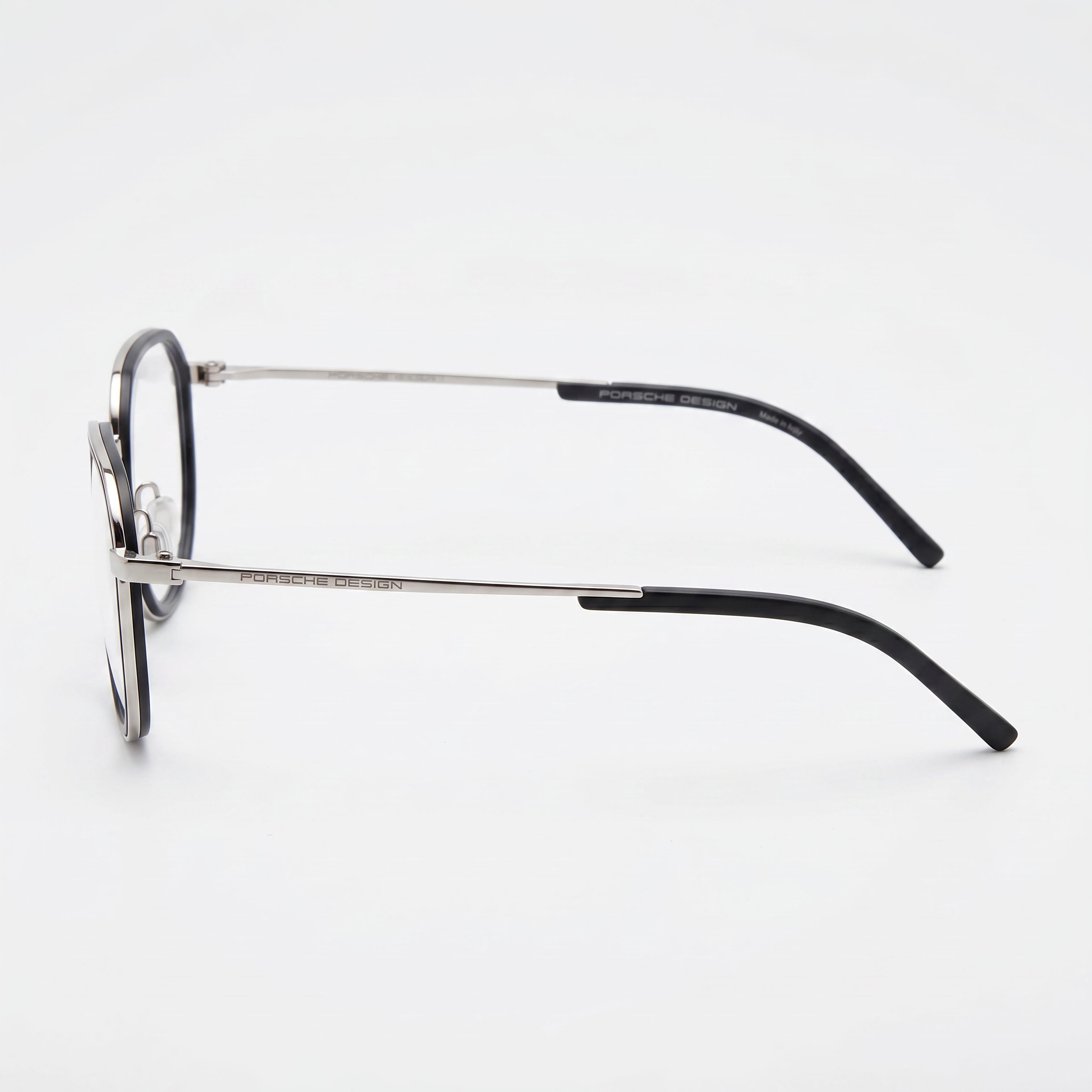 Porsche Design P8740 Gafas Unisex Modernas, Paladio 53mm, Lentes Demostración Transparentes, Aptas para Graduación, Photo 2