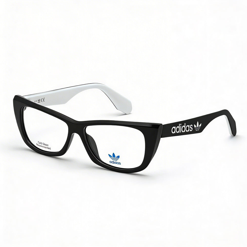 Adidas Or5010 Men's Glossy Black Injected Frame Lenses Sunglasses with 55mm Lens Width, 13mm Bridge, 140mm Temple Length