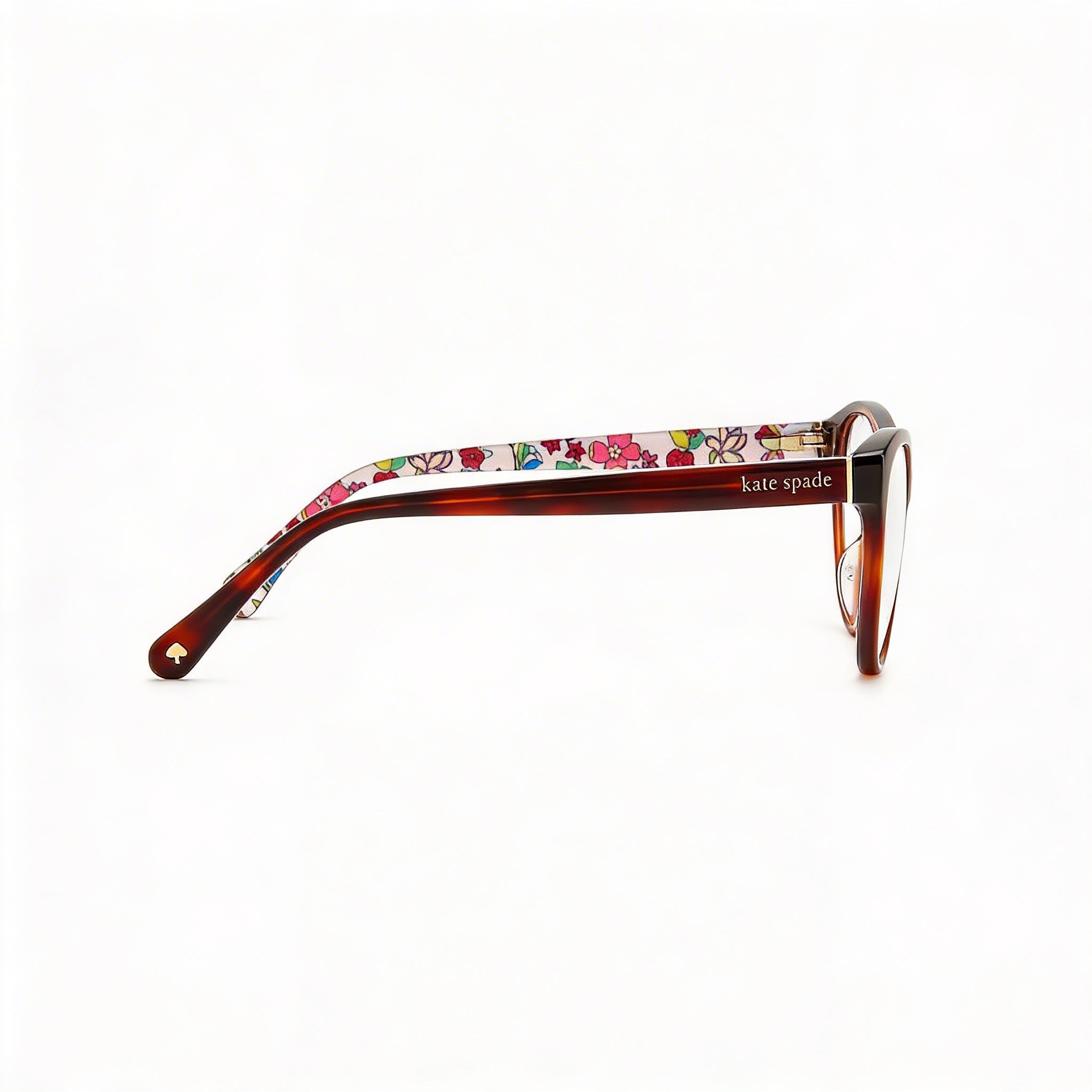 Kate Spade New York Nataly Women's Multicolored Plastic Frame with Clear Plastic Lenses 51-17-140, Photo 3
