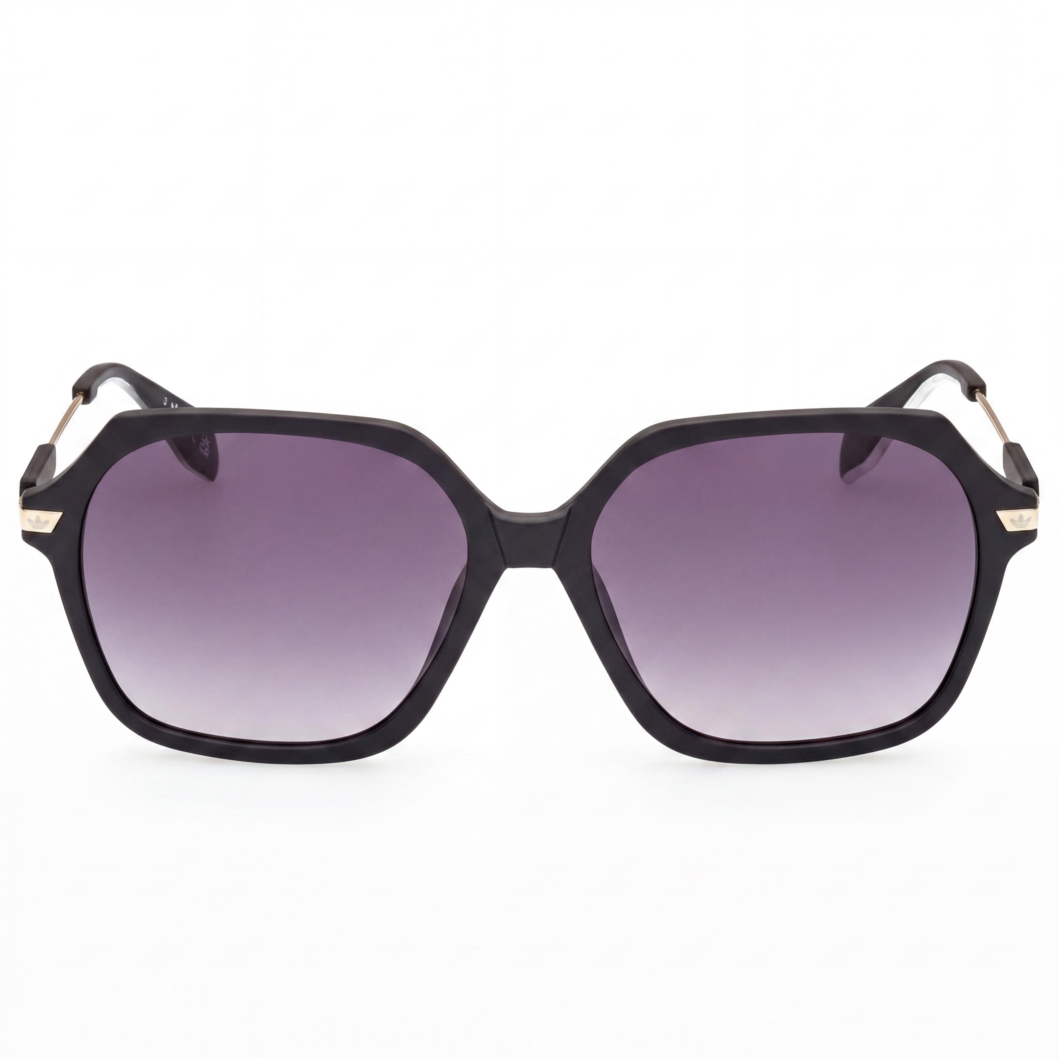 Adidas Casual Women's Acetate Matte Black Gradient Smoke Frame Grey Lens UV Protected Non-Polarized Sunglasses 55mm, Photo 2