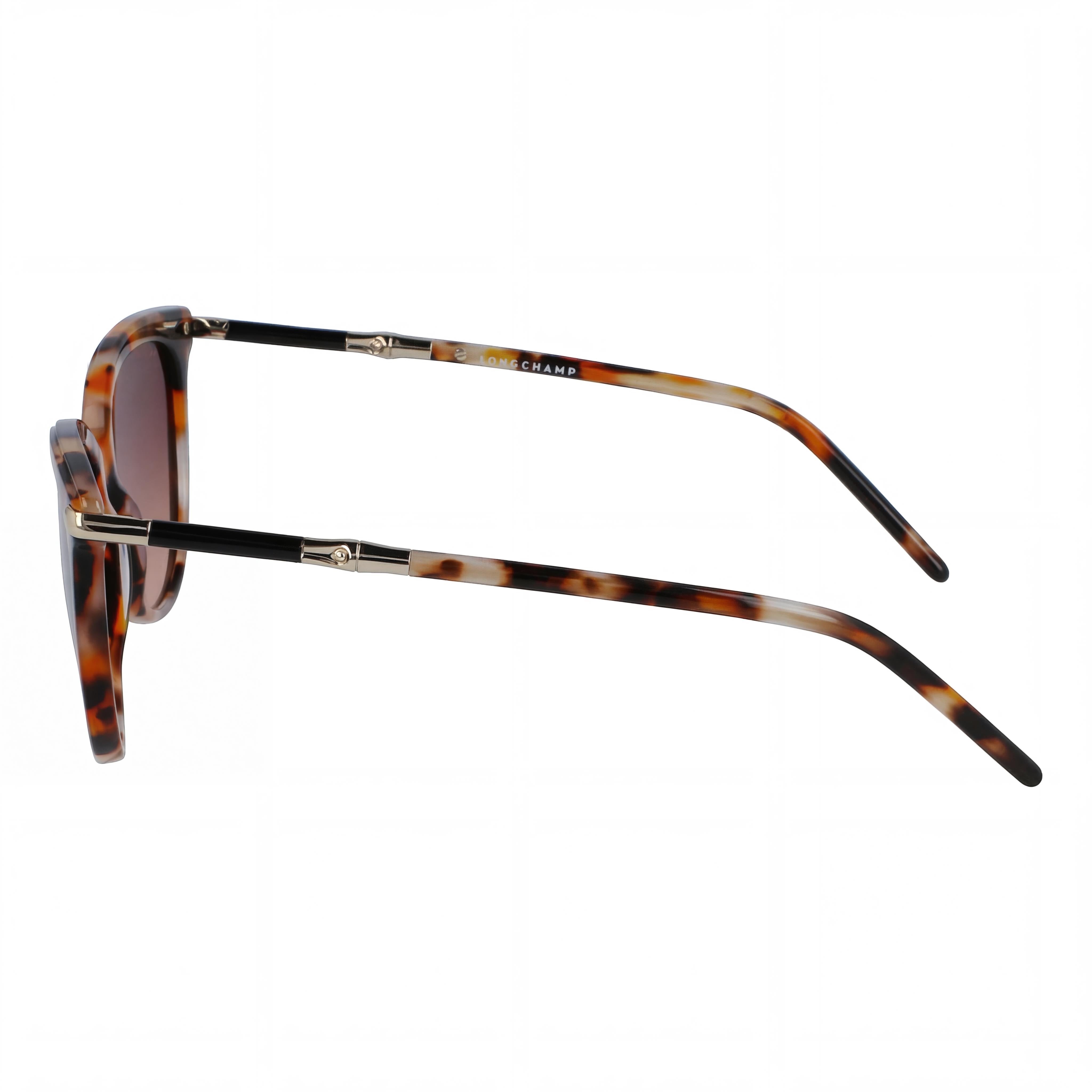 Longchamp Women's LO727S Acetate Casual Sunglasses, Ochre Havana Frame & Lenses, 54mm Lens Width, Photo 3