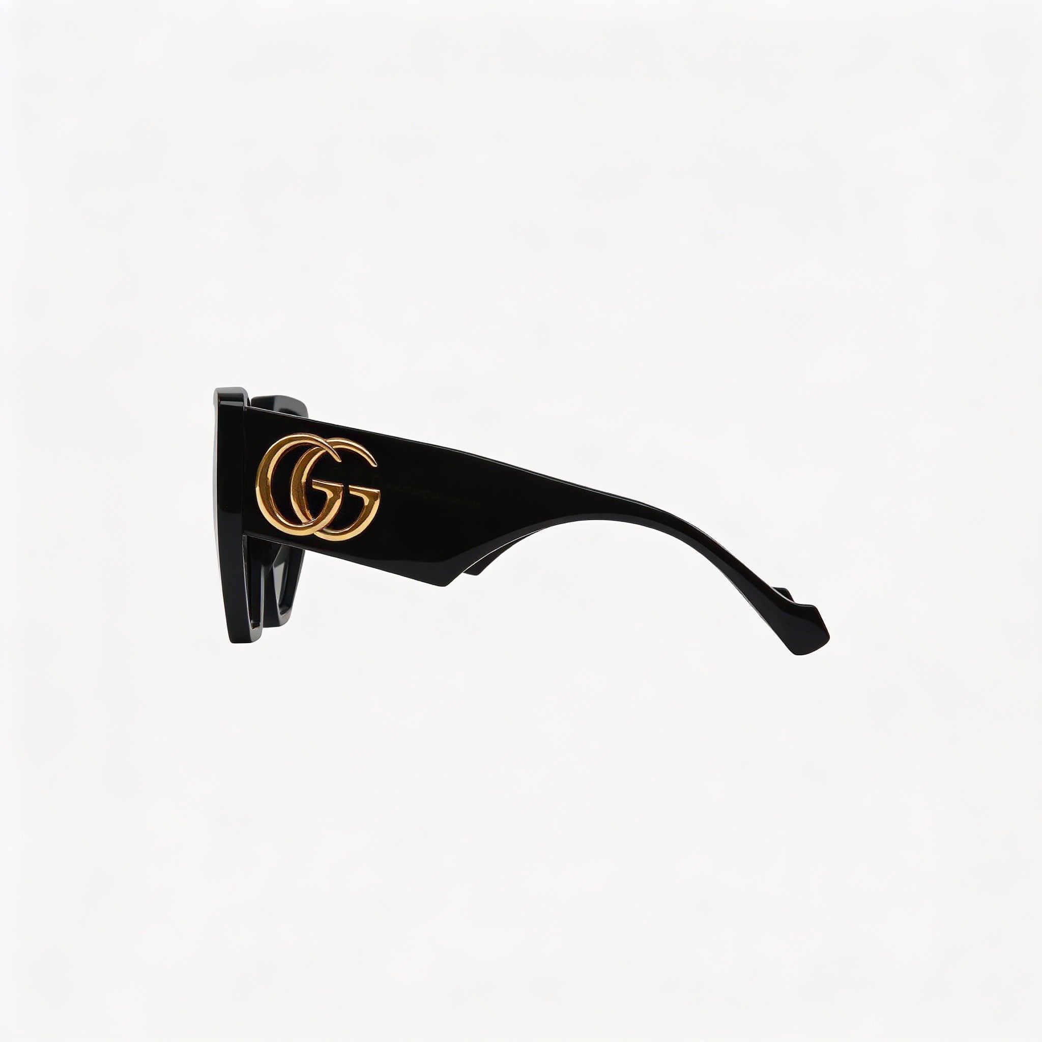 Gafas de sol Gucci Contemporary GG0956S para mujer, de plástico, estilo ojo de gato, no polarizadas, color negro y gris, talla 54, Photo 3