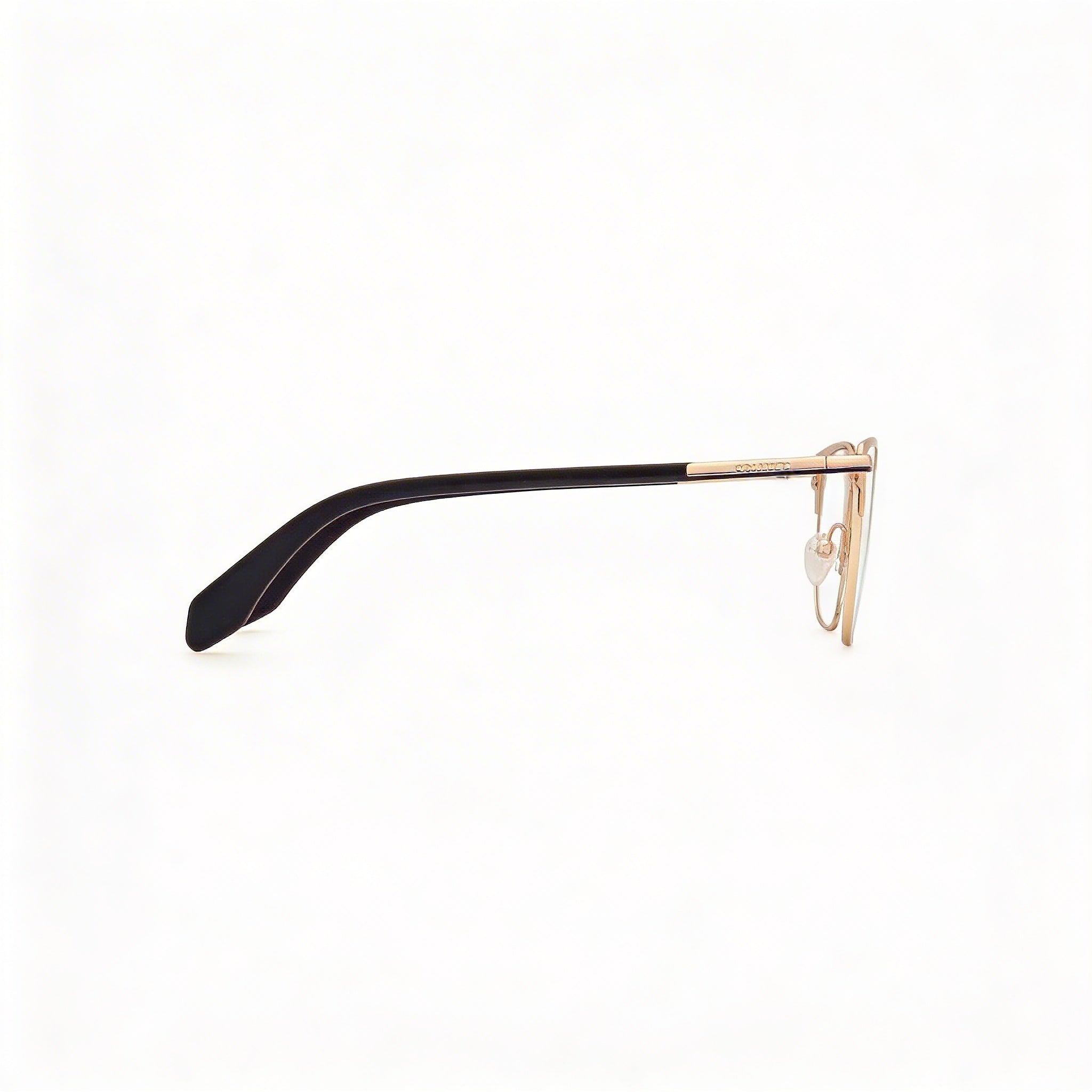 Marcolin Women's Glasses with Pale Gold Metal Frame, Multi-coloured Composite Lenses, Photo 2