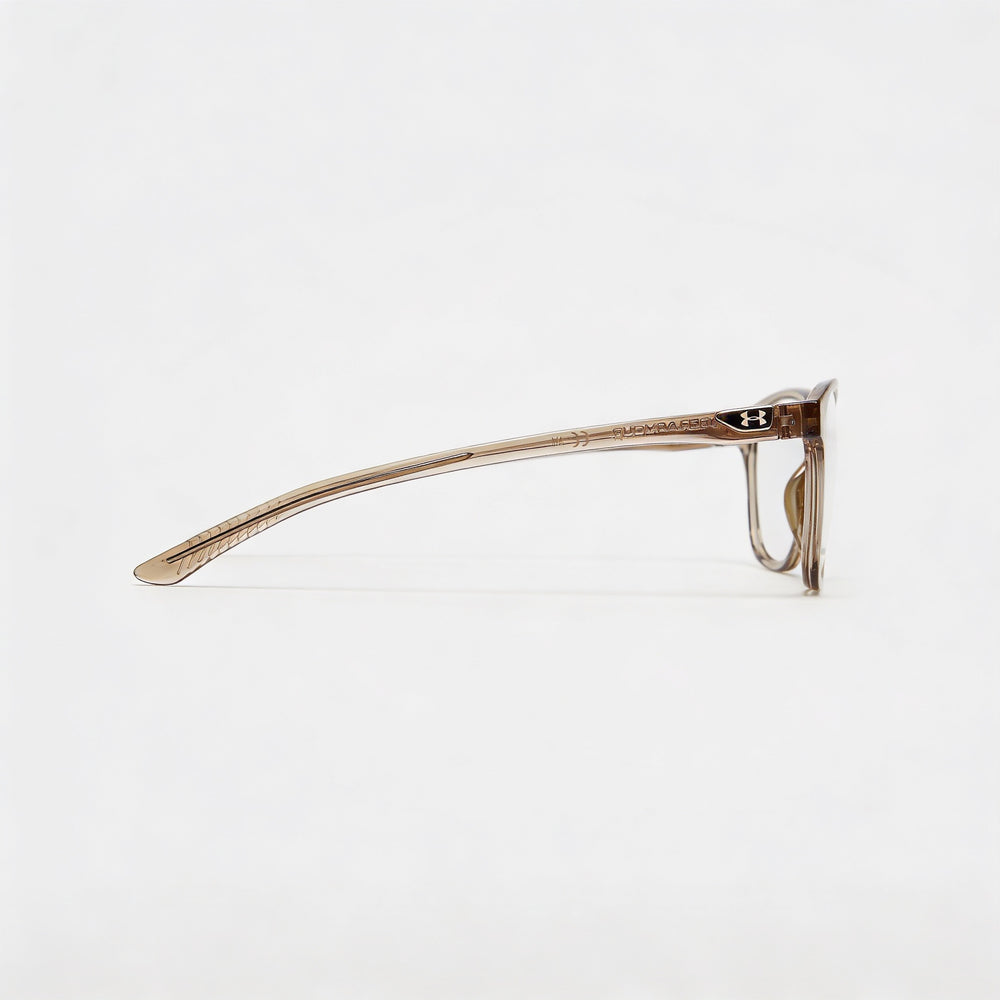 Gafas de sol Under Armour Modern para mujer, con montura de poliamida beige y policarbonato no polarizado, 53 mm