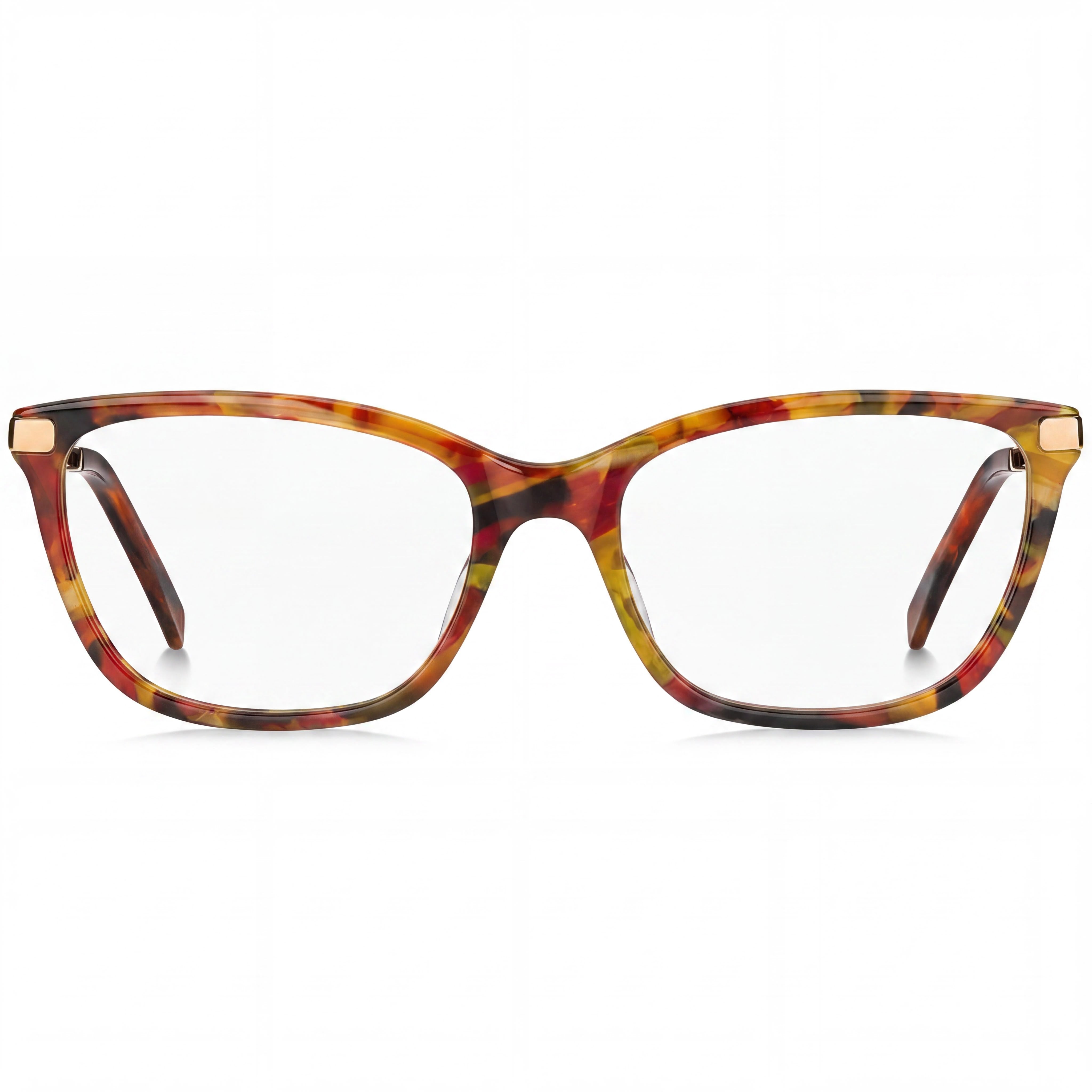 Gafas ópticas cuadradas Marc 400 de Marc Jacobs de aro completo para mujer con montura de acetato y metal en rojo habana, talla 54-18-145, Photo 2