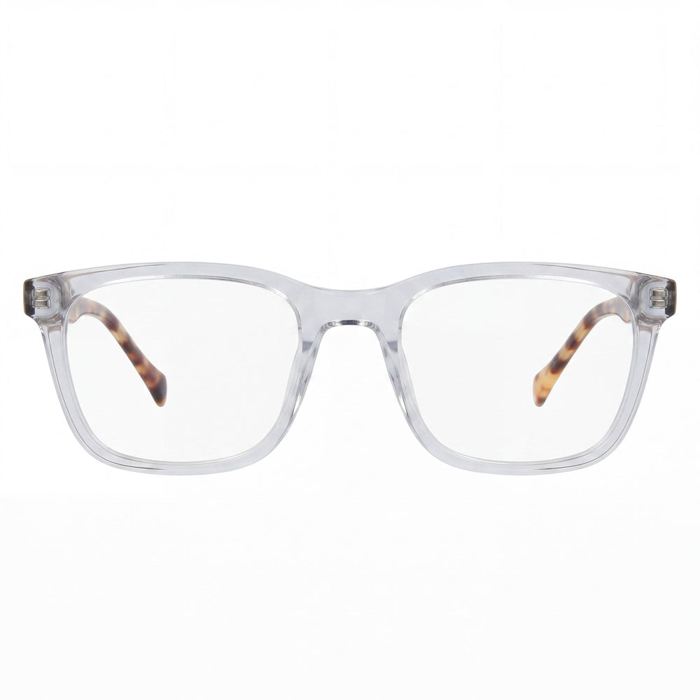 Lentes de sol polarizados Lucky Brand para hombre, con marco de plástico gris cristal y mica de policarbonato, 51 mm