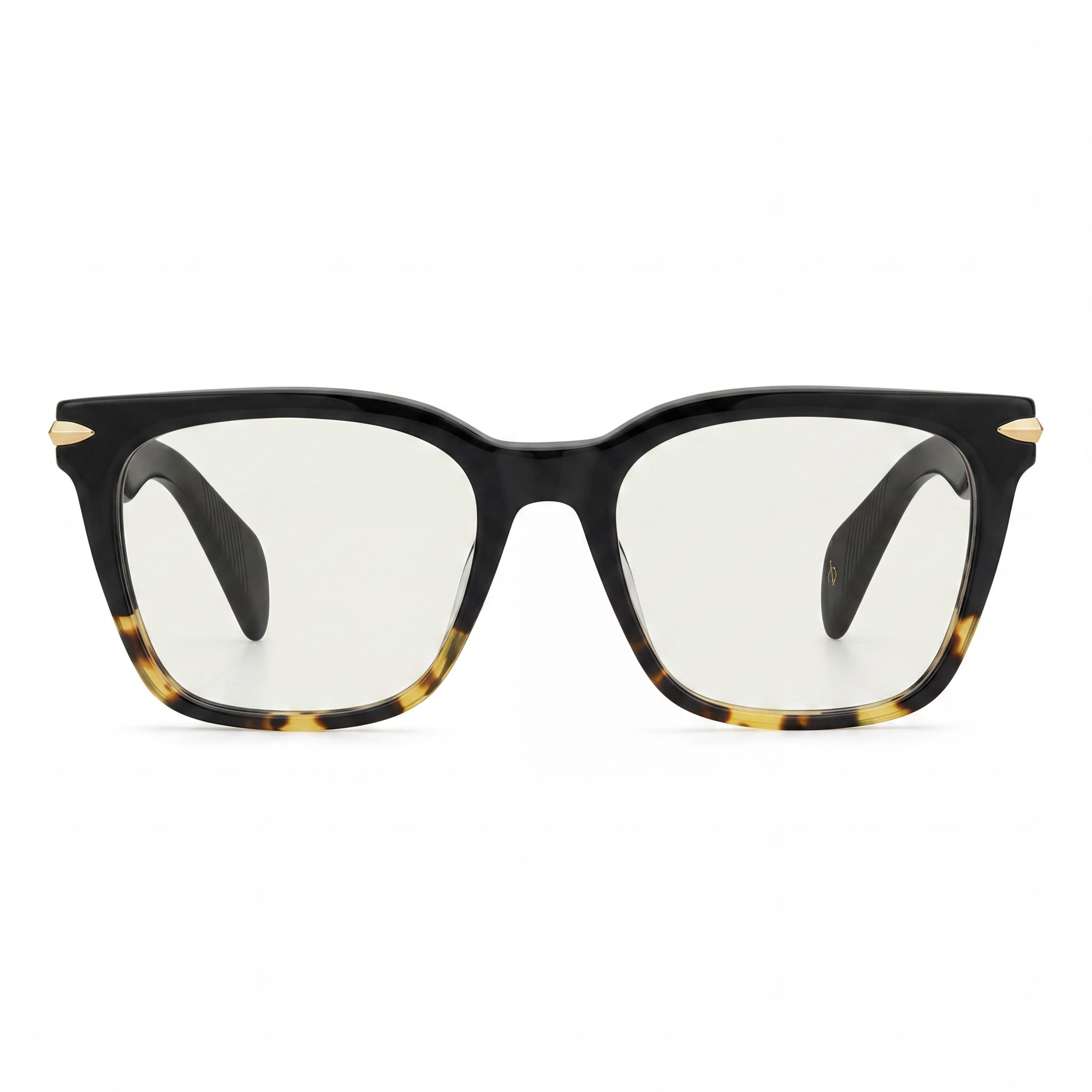 Rag & Bone Rnb 3015 Women's Black Acetate Eyewear Frames with Clear Lenses, Lens Width 52mm, Bridge 17mm, Temple 140mm, Photo 2