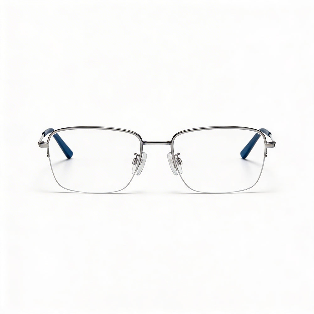 Tommy Hilfiger Modern Men’s Ruthenium Alloy Steel Optical Eyeglasses 56mm Lens 19mm Bridge 145mm Temple