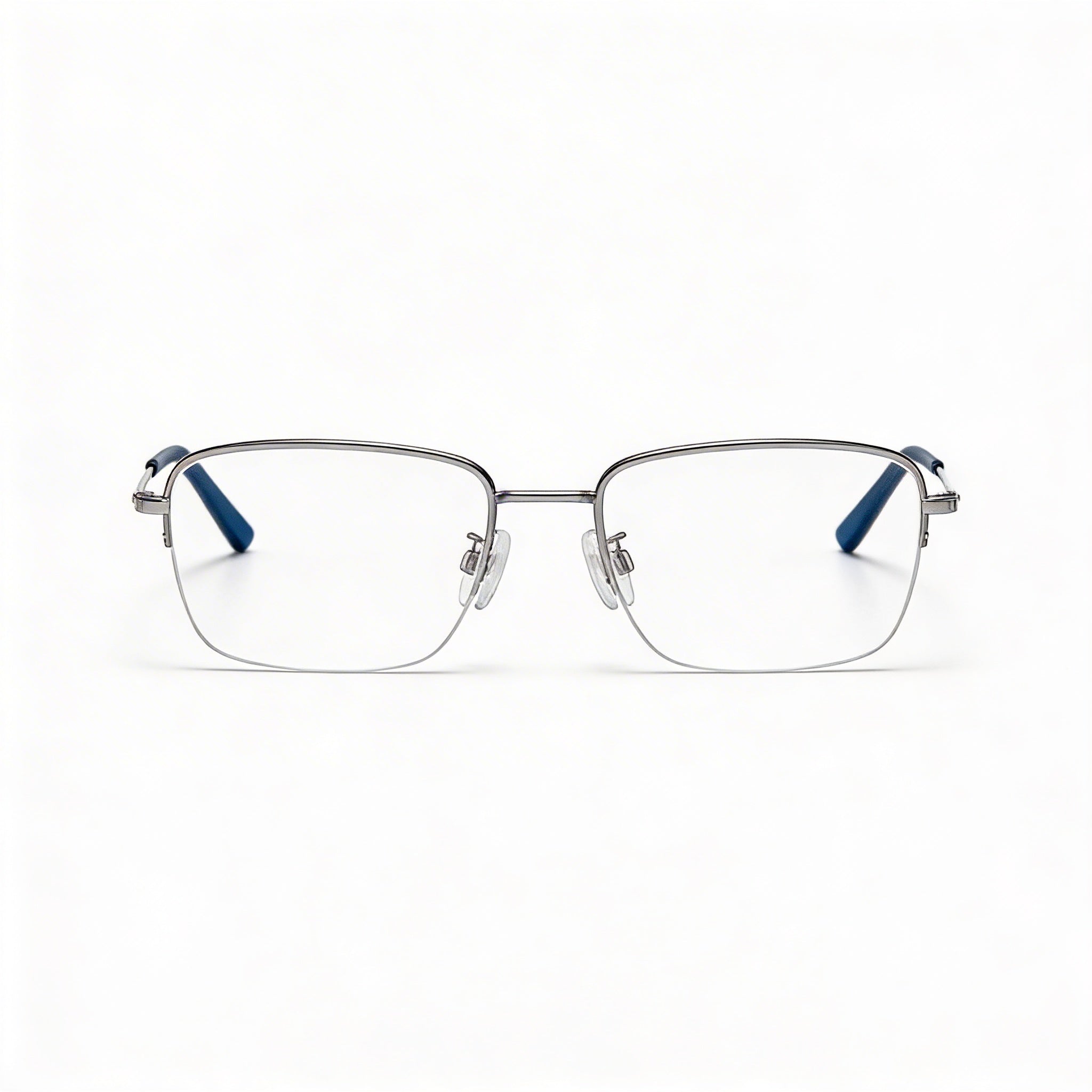 Gafas ópticas Tommy Hilfiger para hombre de aleación de acero y rutenio, lentes de 56 mm, puente de 19 mm y patillas de 145 mm, Photo 3