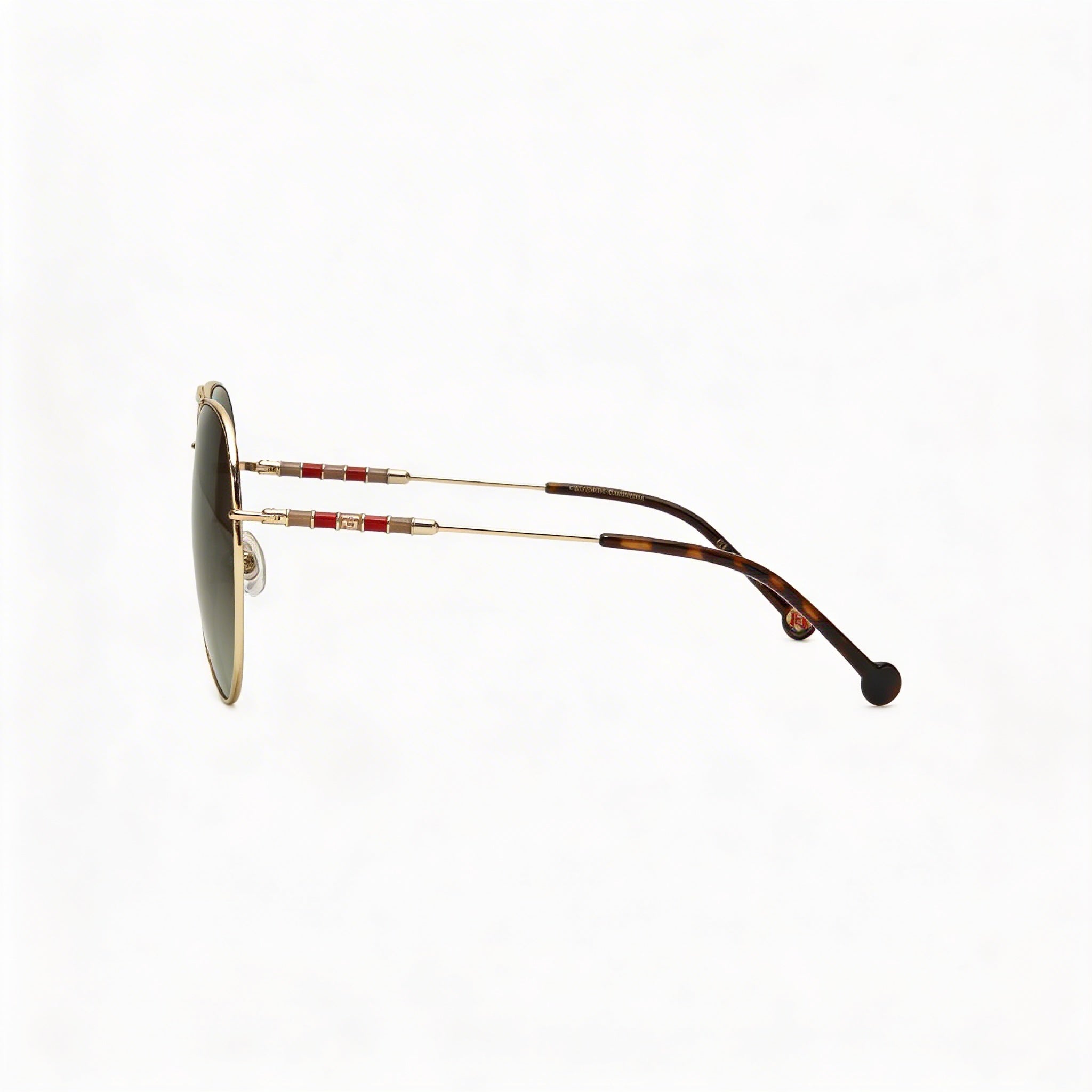 Gafas de sol Carolina Herrera Ch 0034/S para mujer, de acero inoxidable, color marrón dorado degradado, 64 mm, con protección UV y graduadas., Photo 3