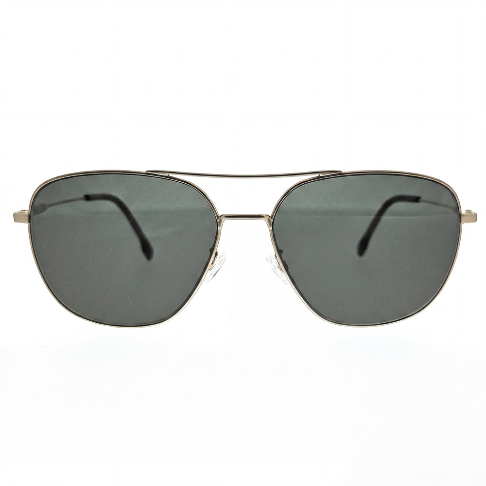 Gafas de sol de aviador mate doradas para hombre Hugo Boss 1557, 62 mm
