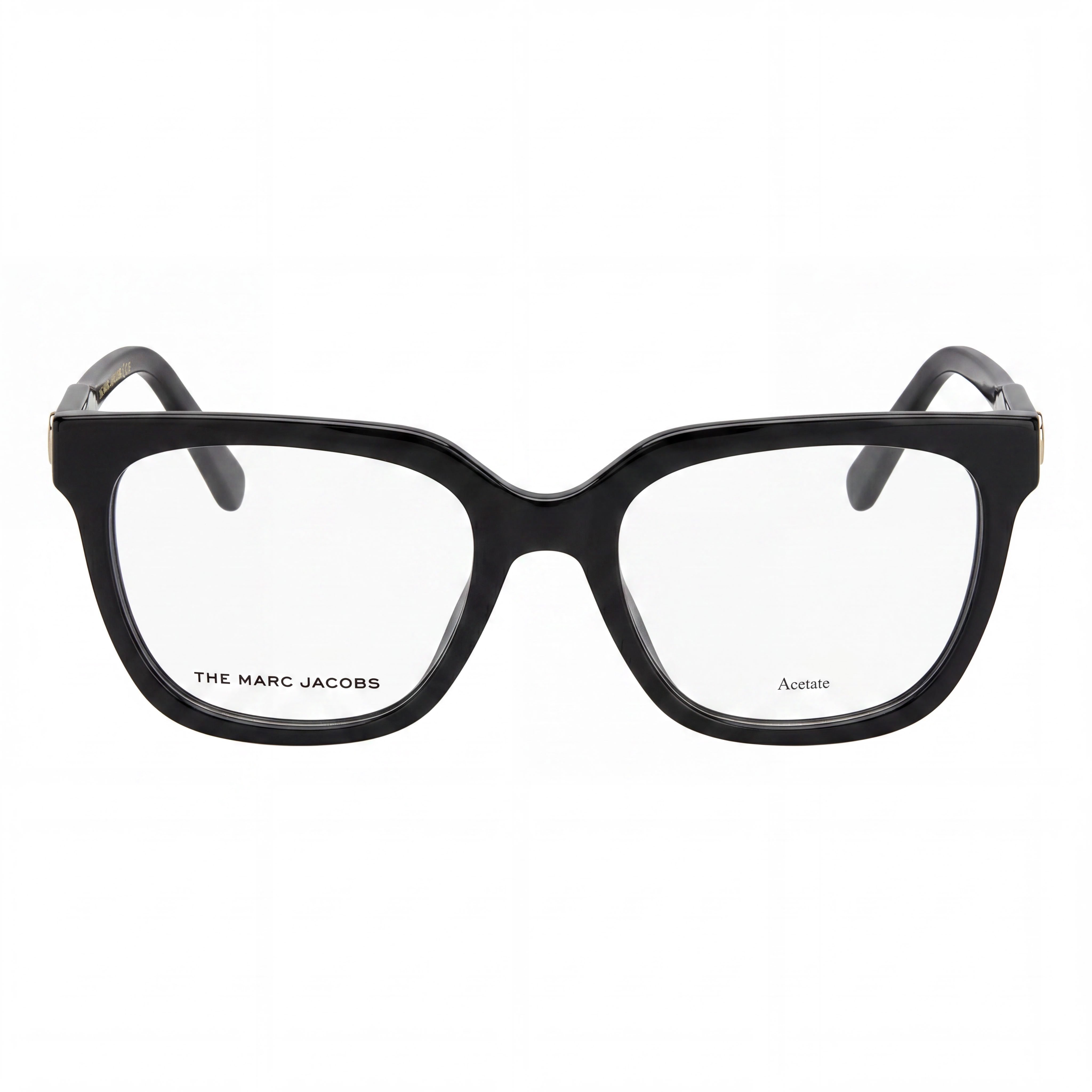 Montura de gafas ópticas Marc Jacobs Modern Style Unisex, fabricada en acetato negro, medida 52-19-140, Photo 2