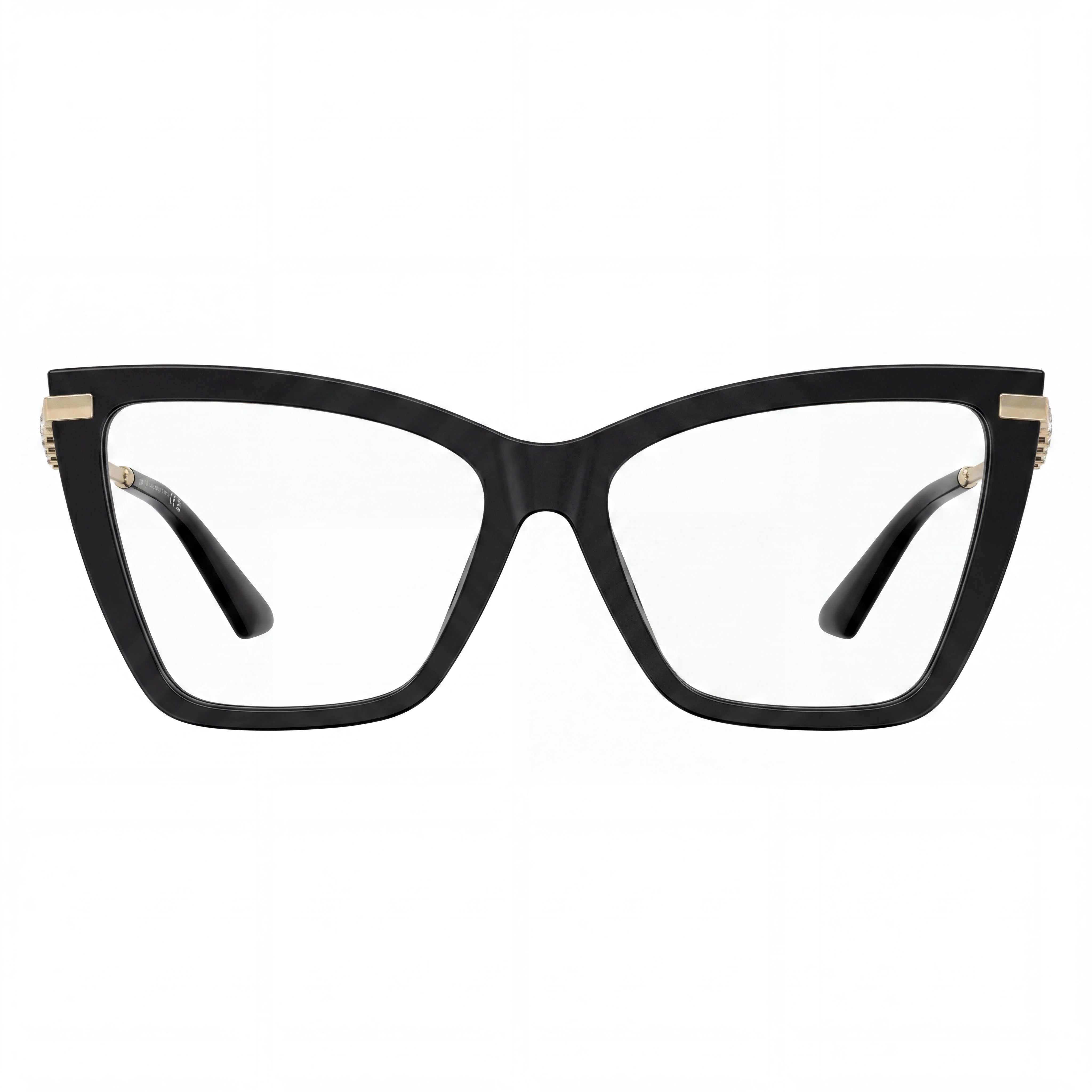 JIMMY CHOO Jc 3020 B Gafas de mujer con montura negra carey y lentes transparentes de 55 mm, Photo 2