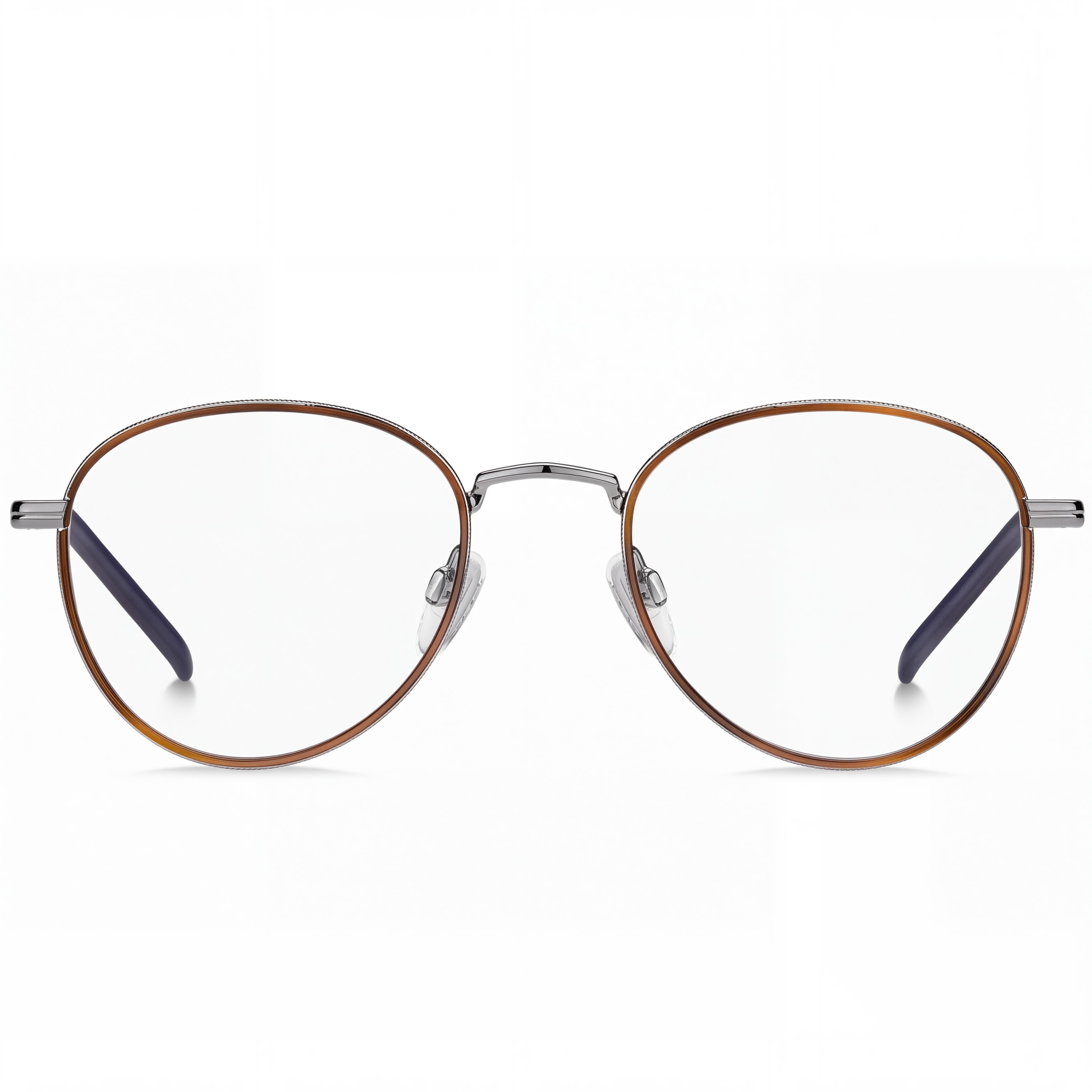 Tommy Hilfiger TH 1687 Unisex Panthos Gafas de Metal Ruthenium Lentes de Policarbonato No- 50mm Ancho de Lente, Photo 2
