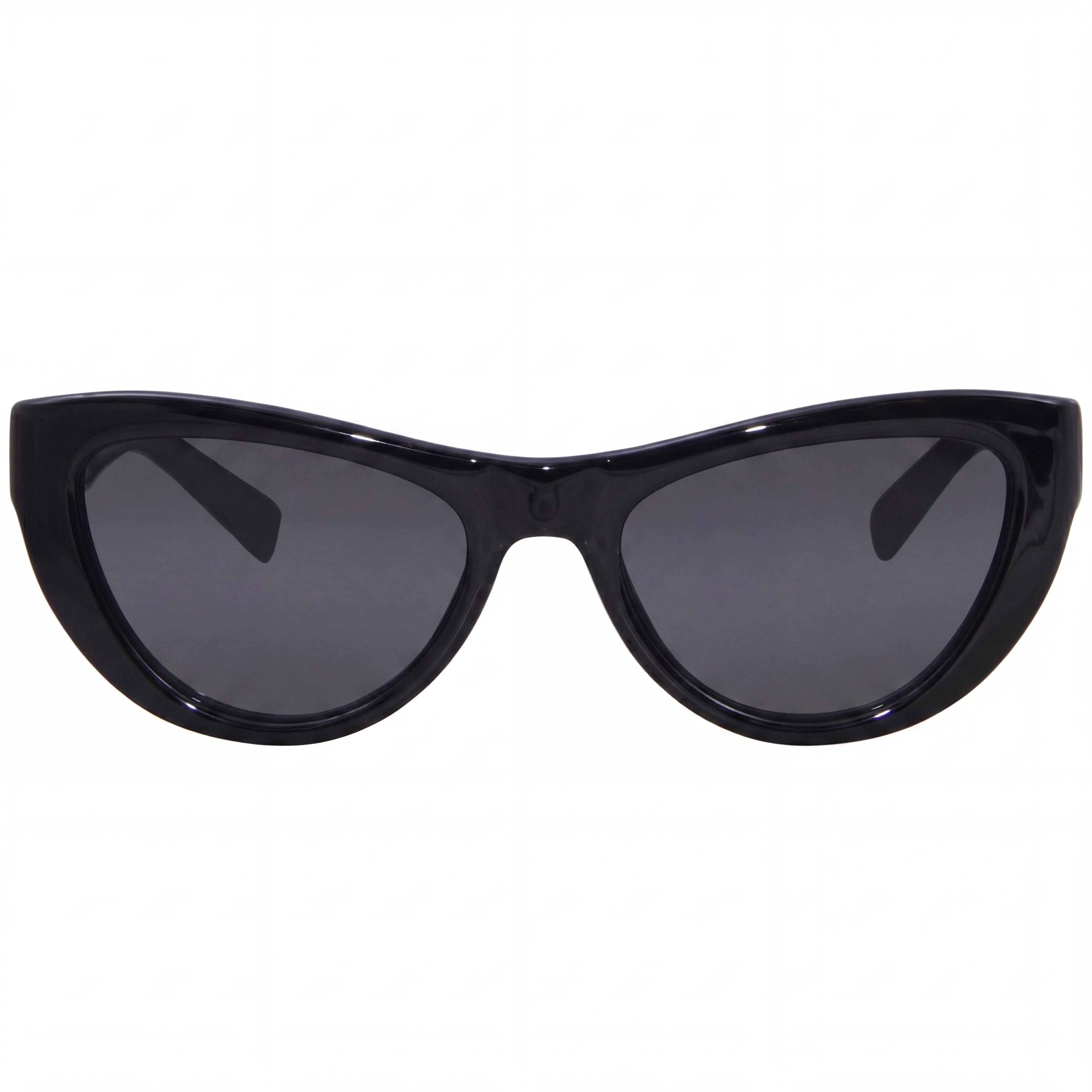 Yves Saint Laurent SL 676 Cat Eye Women's Black Injection Frame Sunglasses with Black Lenses, 53mm, Photo 2