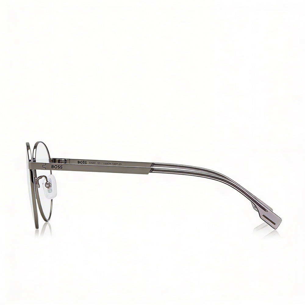 Hugo Boss Panthos 1475/f Men's Alloy Steel Frame Prescription Eyeglasses Dark Ruthenium 52mm