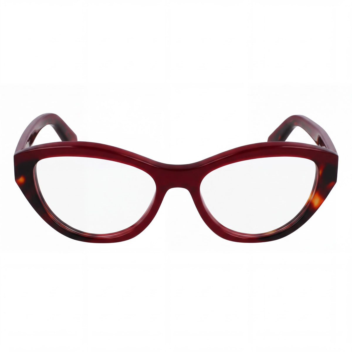 Ferragamo Sf3011 Women's Acetate Frame Eyewear, Opaline Burgundy Red Tortoise, 53-17-140, Photo 2